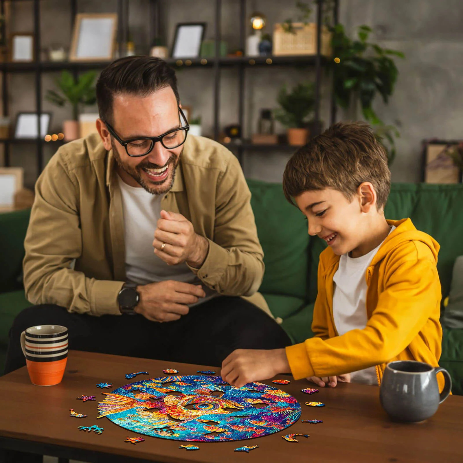 Just Keep Swimming Wooden Jigsaw Puzzle - Image 7