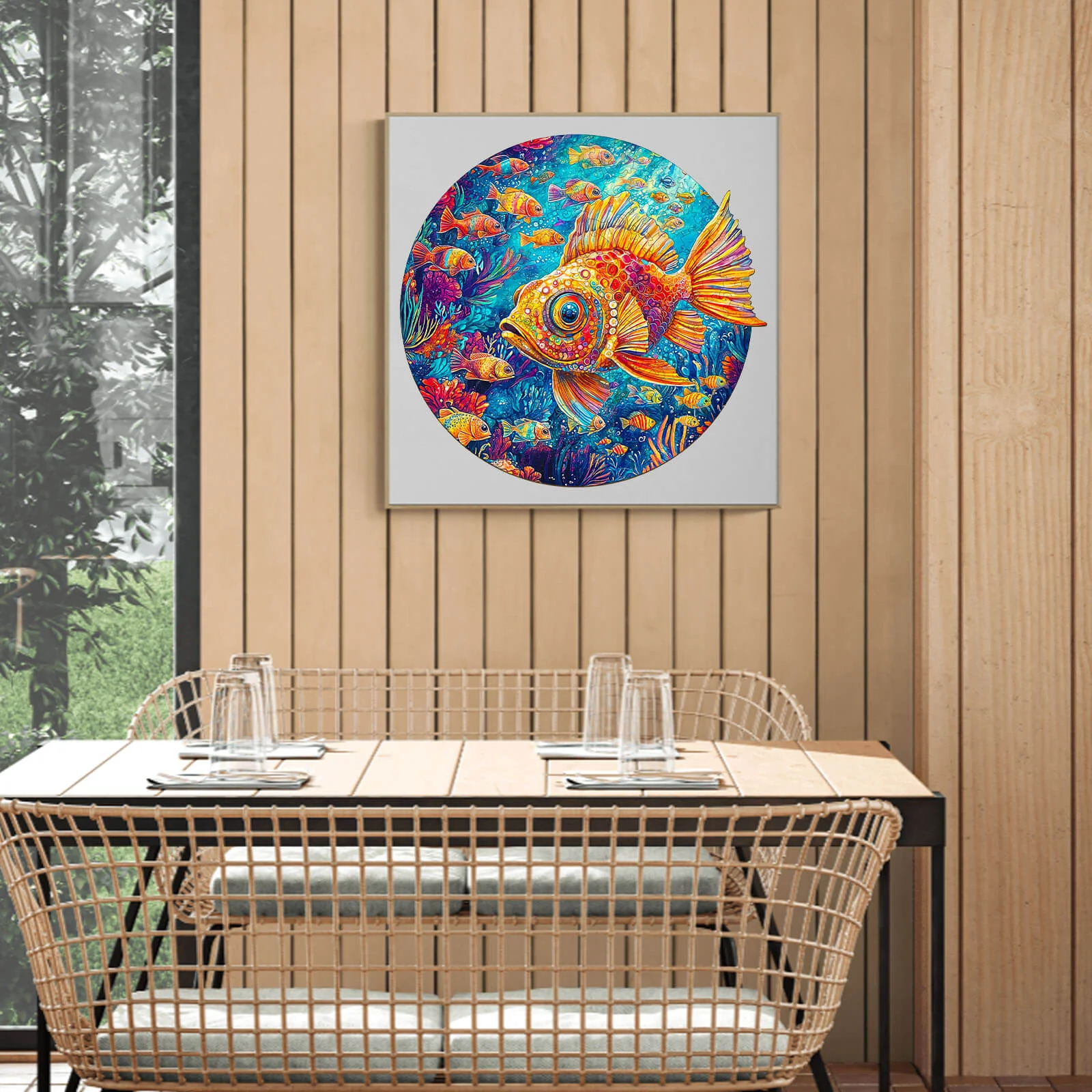 Just Keep Swimming Wooden Jigsaw Puzzle - Image 9