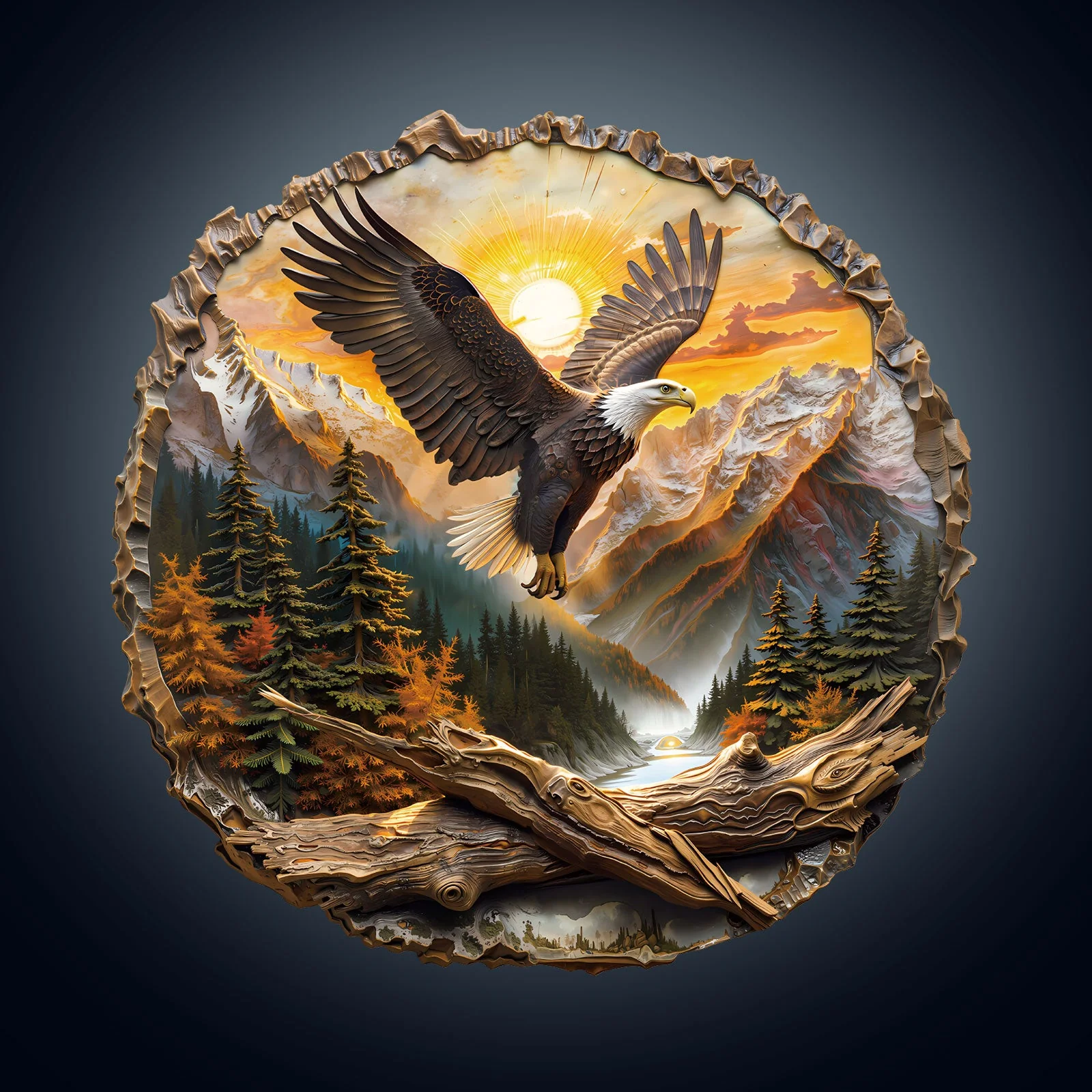 King of the Sky Wooden Jigsaw Puzzle - Image 3