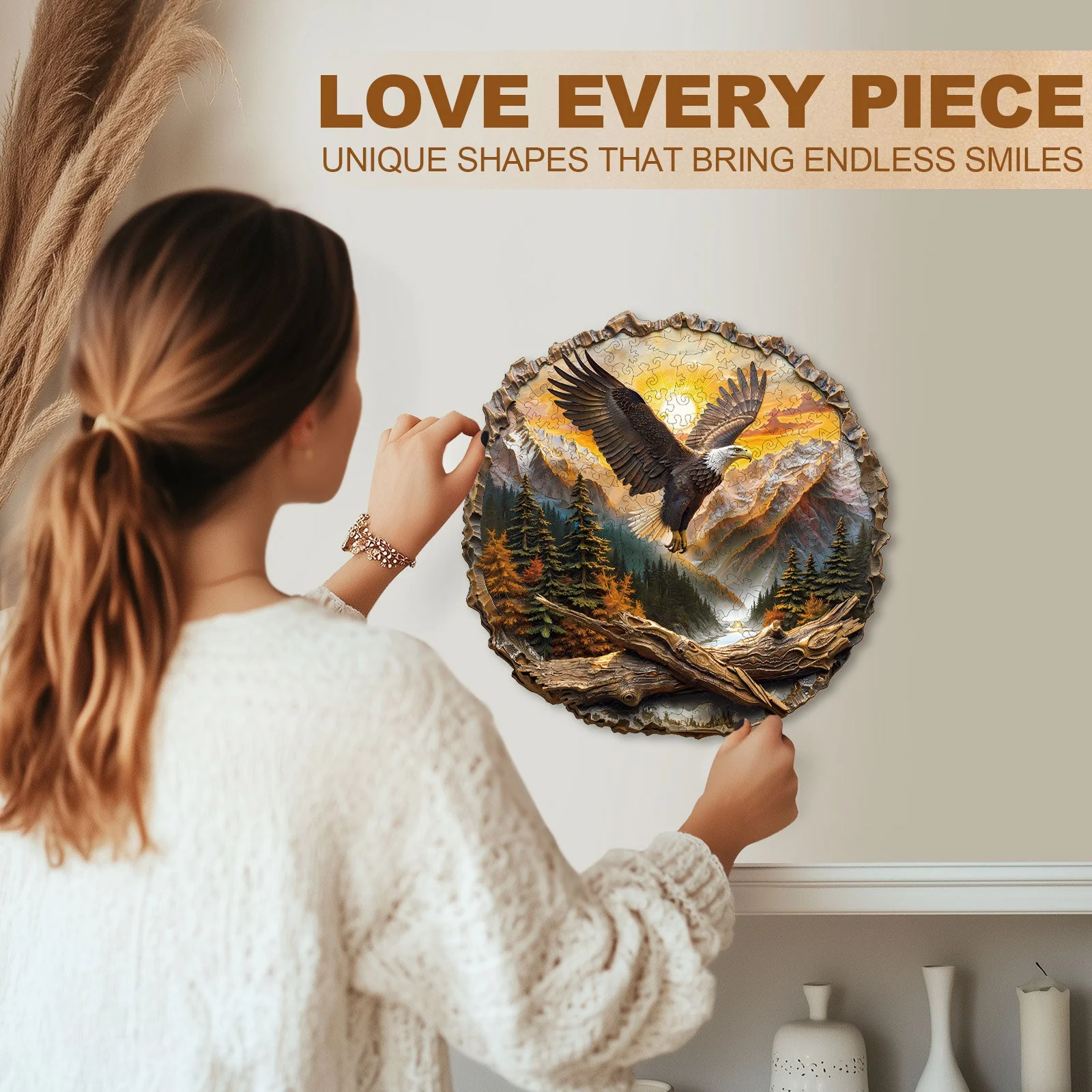 King of the Sky Wooden Jigsaw Puzzle - Image 9