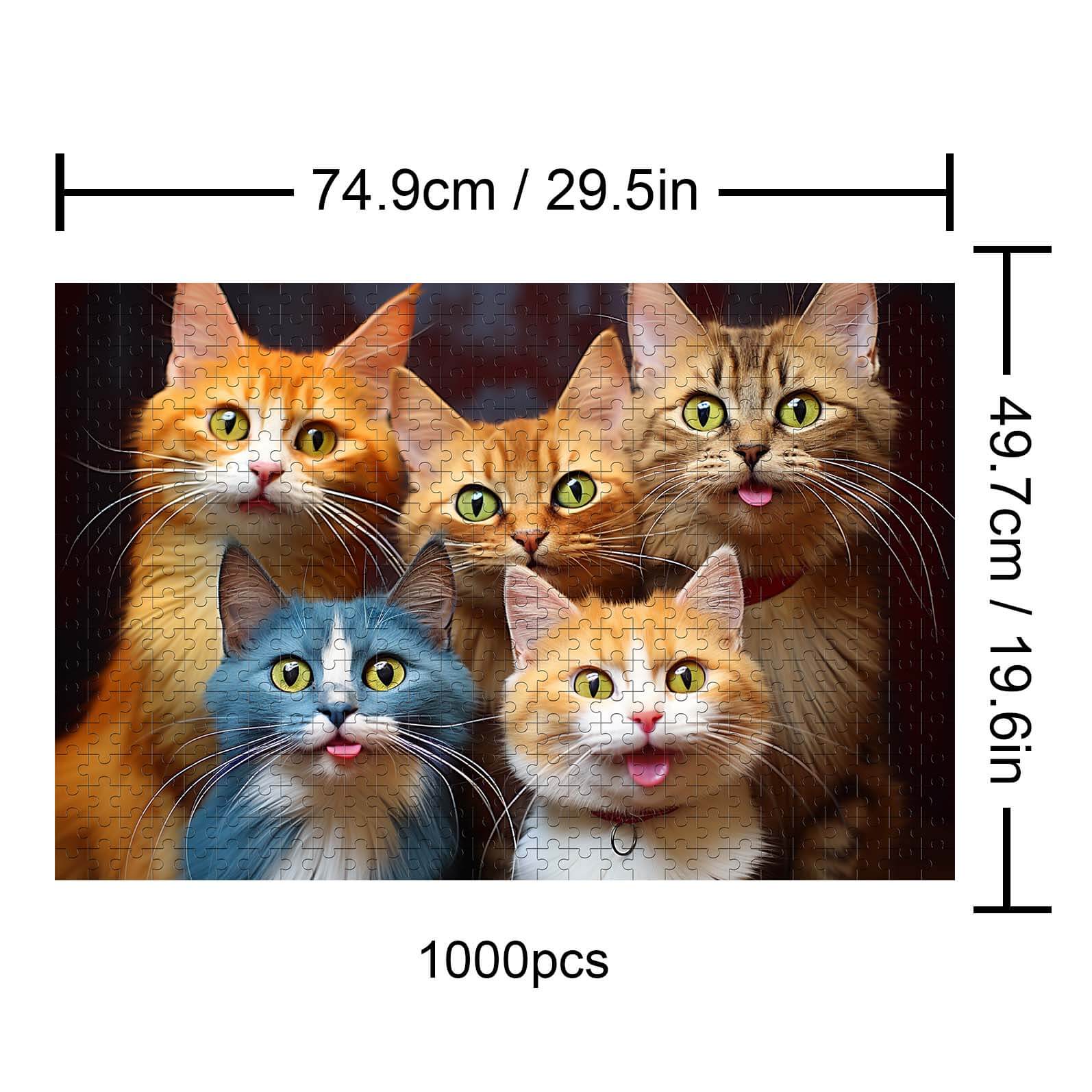 Kitties 500 / 1000 Piece Puzzle - Image 5