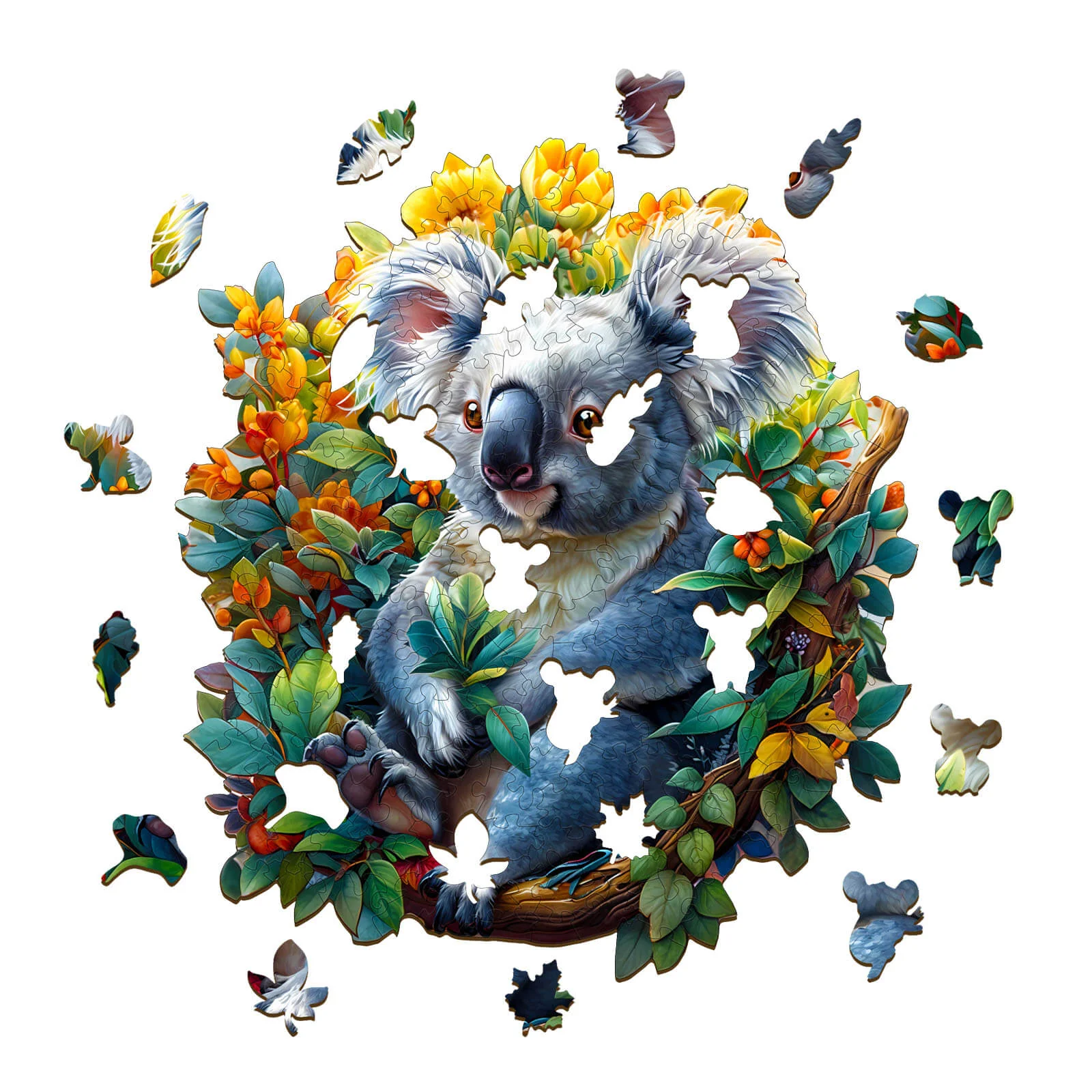 Koala Wooden Jigsaw Puzzle - Image 2