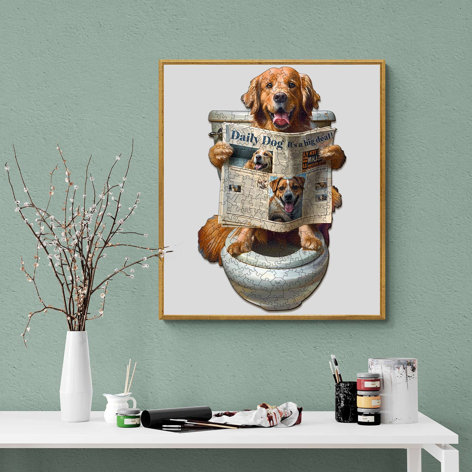 Leisure Time Wooden Jigsaw Puzzle - Image 9