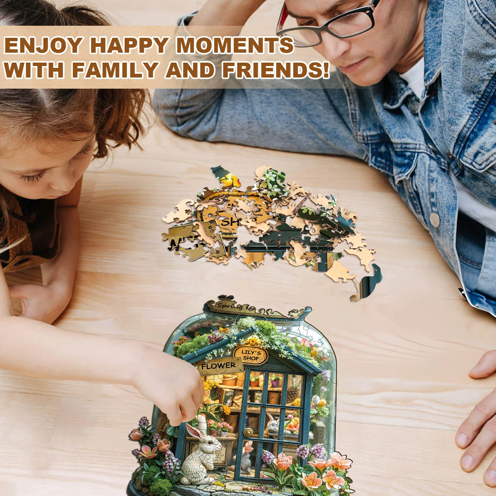Lily's Flower Shop Wooden Jigsaw Puzzle - Image 12