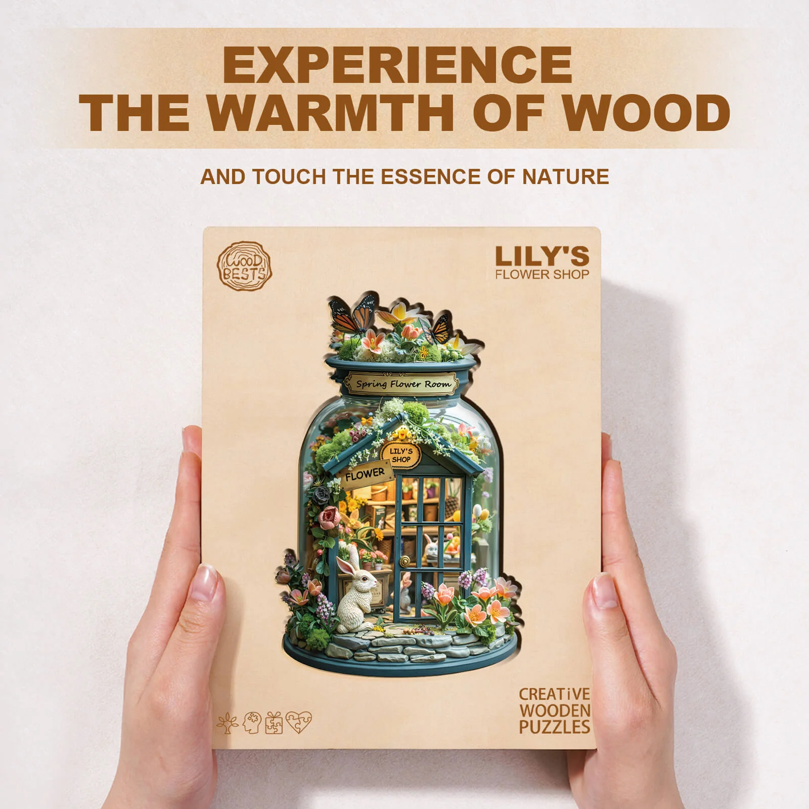 Lily's Flower Shop Wooden Jigsaw Puzzle - Image 6