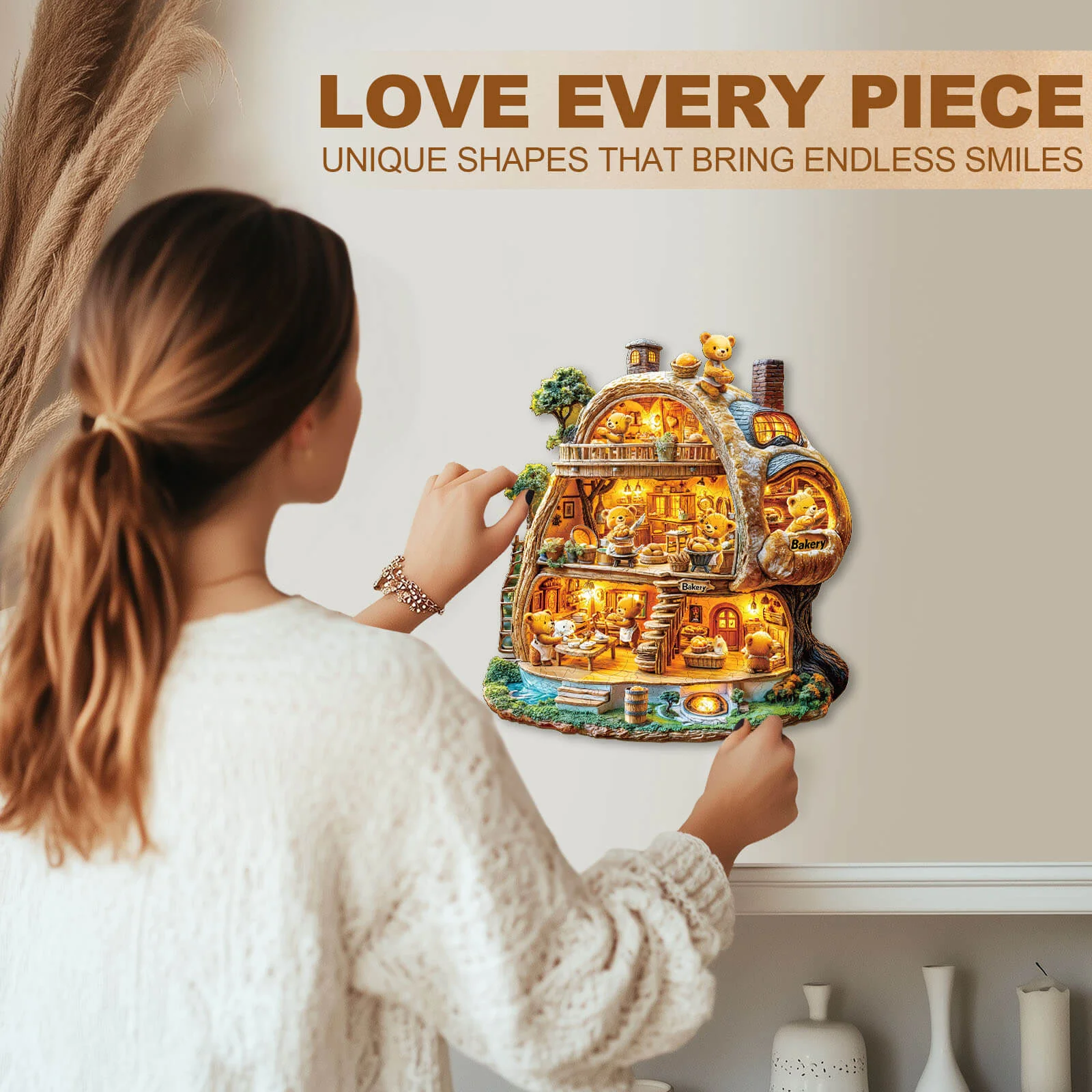 Little Bear Bakery Wooden Jigsaw Puzzle - Image 11