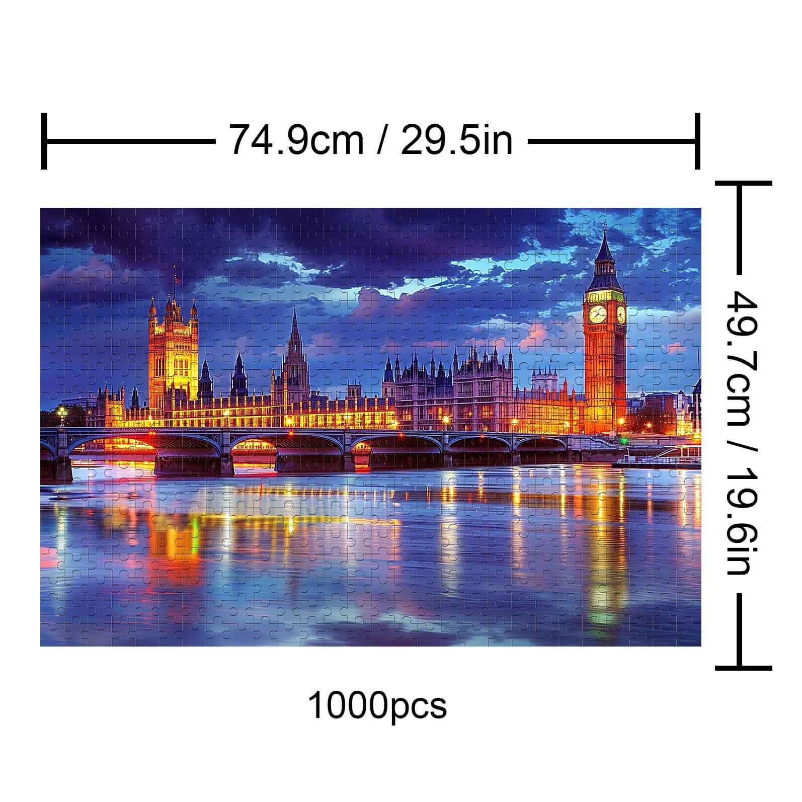 London Riverside Sunset 500 / 1000 Piece Puzzle - Image 4