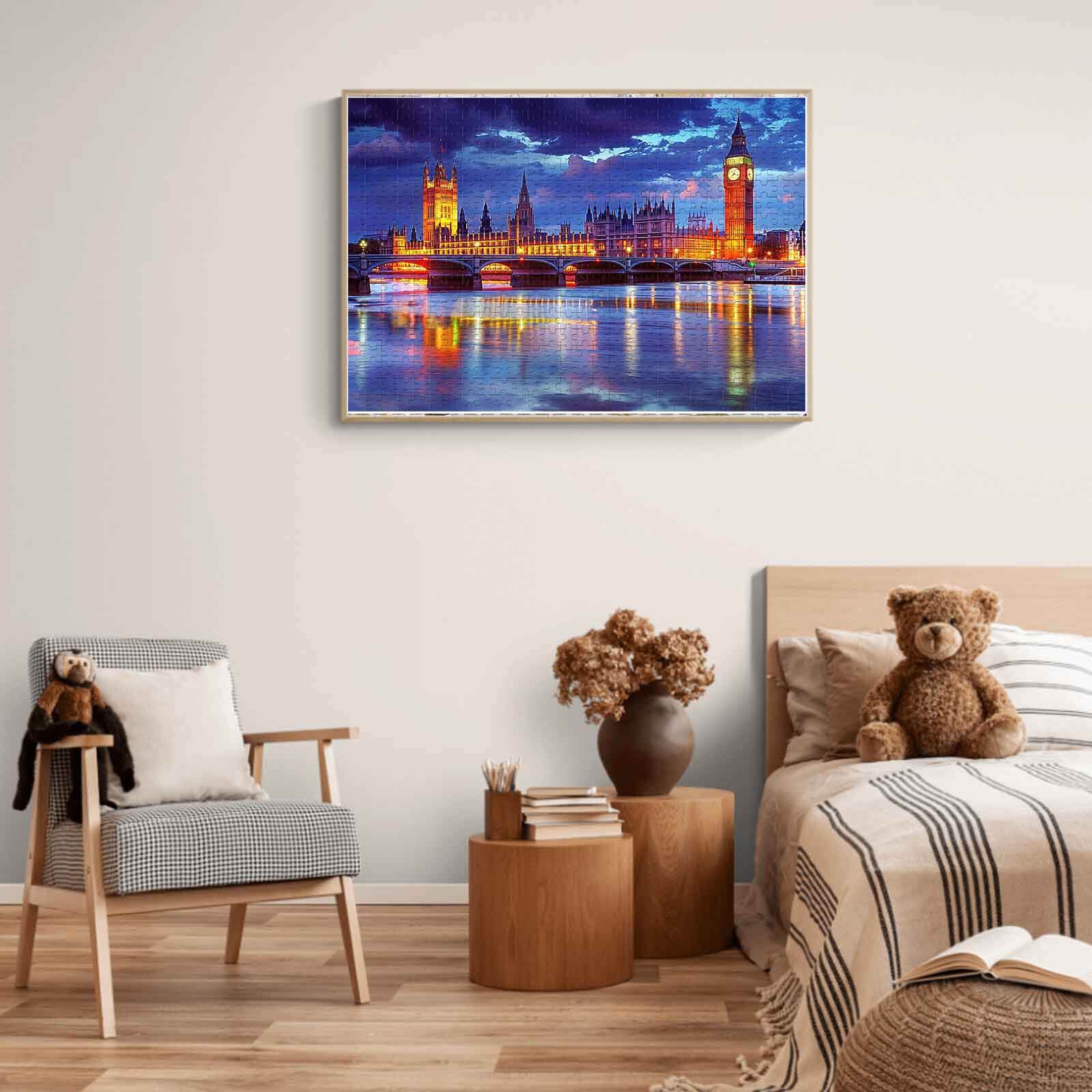 London Riverside Sunset 500 / 1000 Piece Puzzle - Image 6