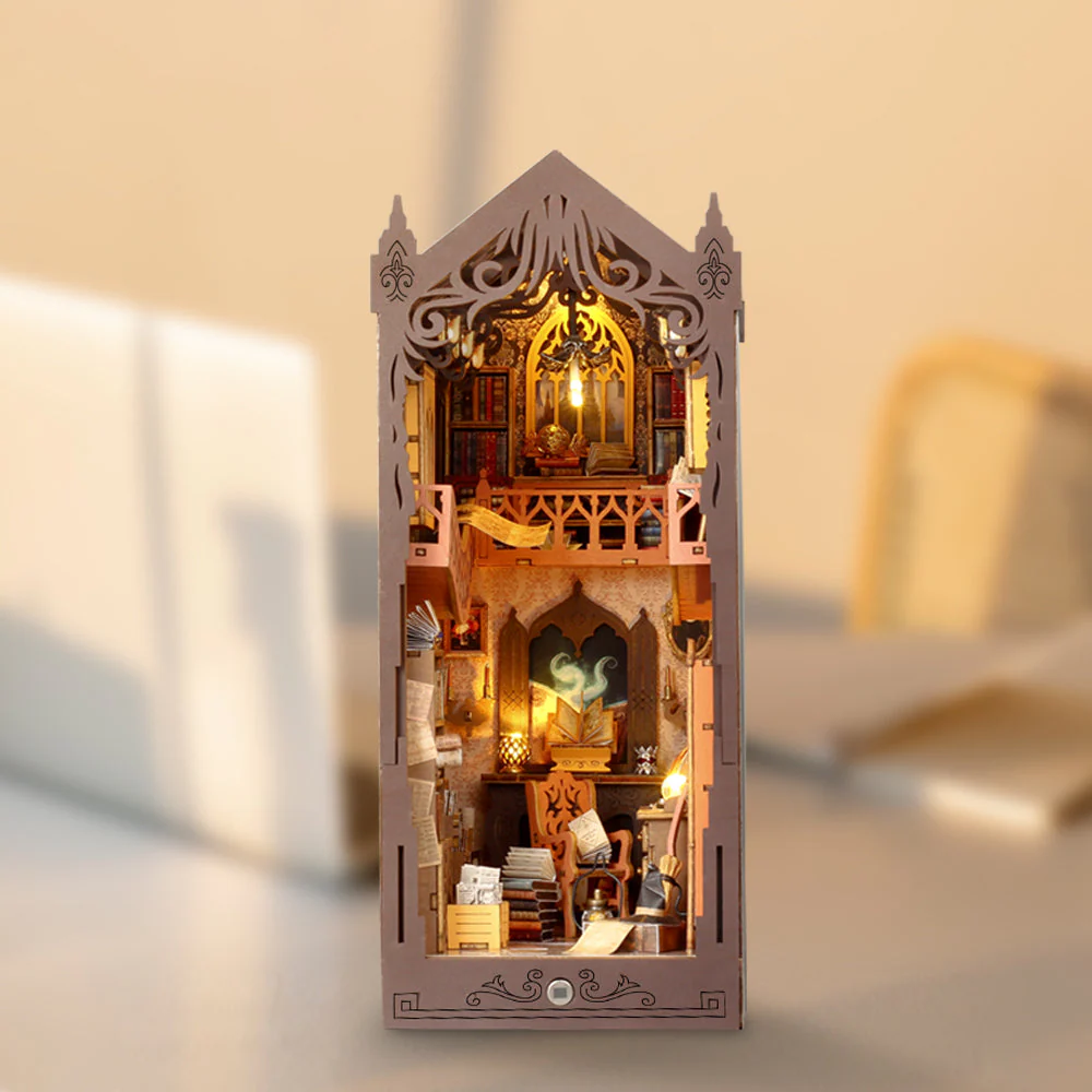 Magic House - DIY Book Nook Kit,3D Wooden Puzzle - Image 4