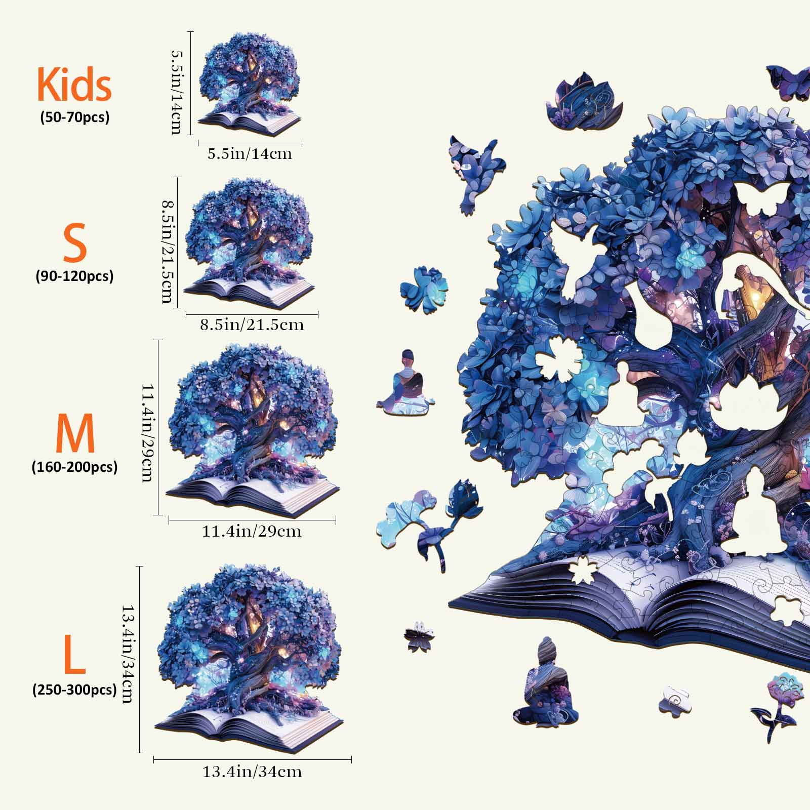Magic Book Wooden Jigsaw Puzzle - Image 5