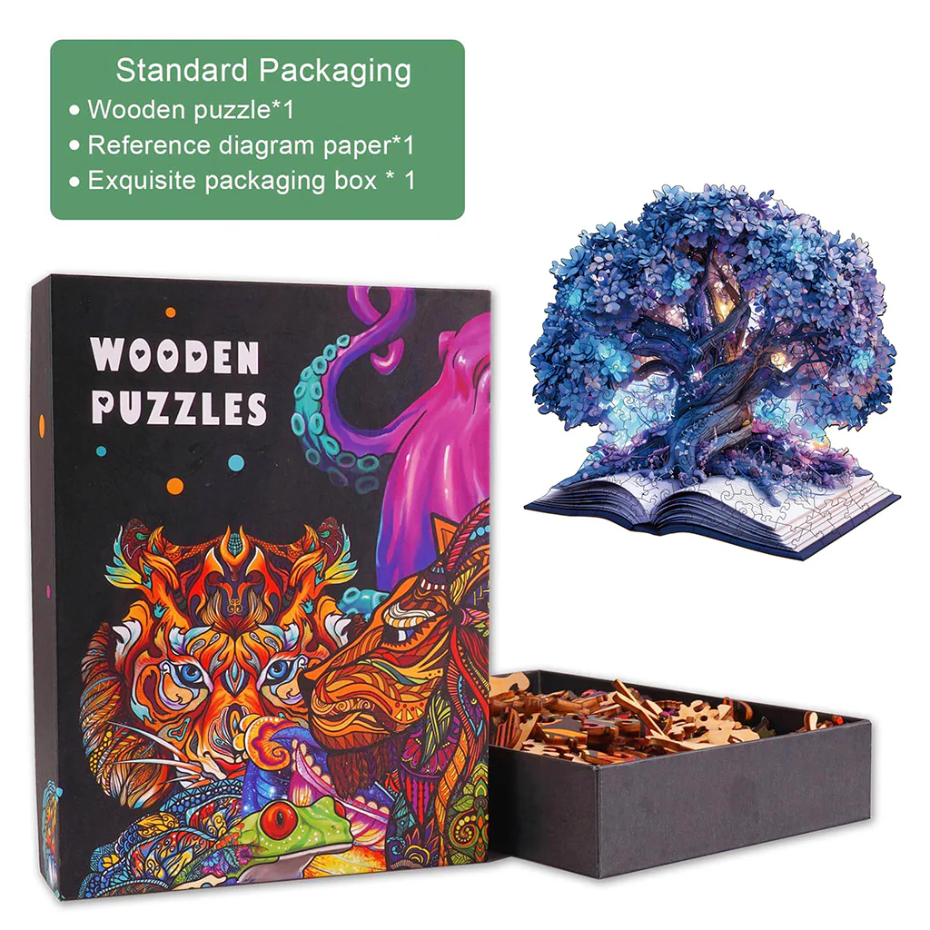 Magic Book Wooden Jigsaw Puzzle - Image 6