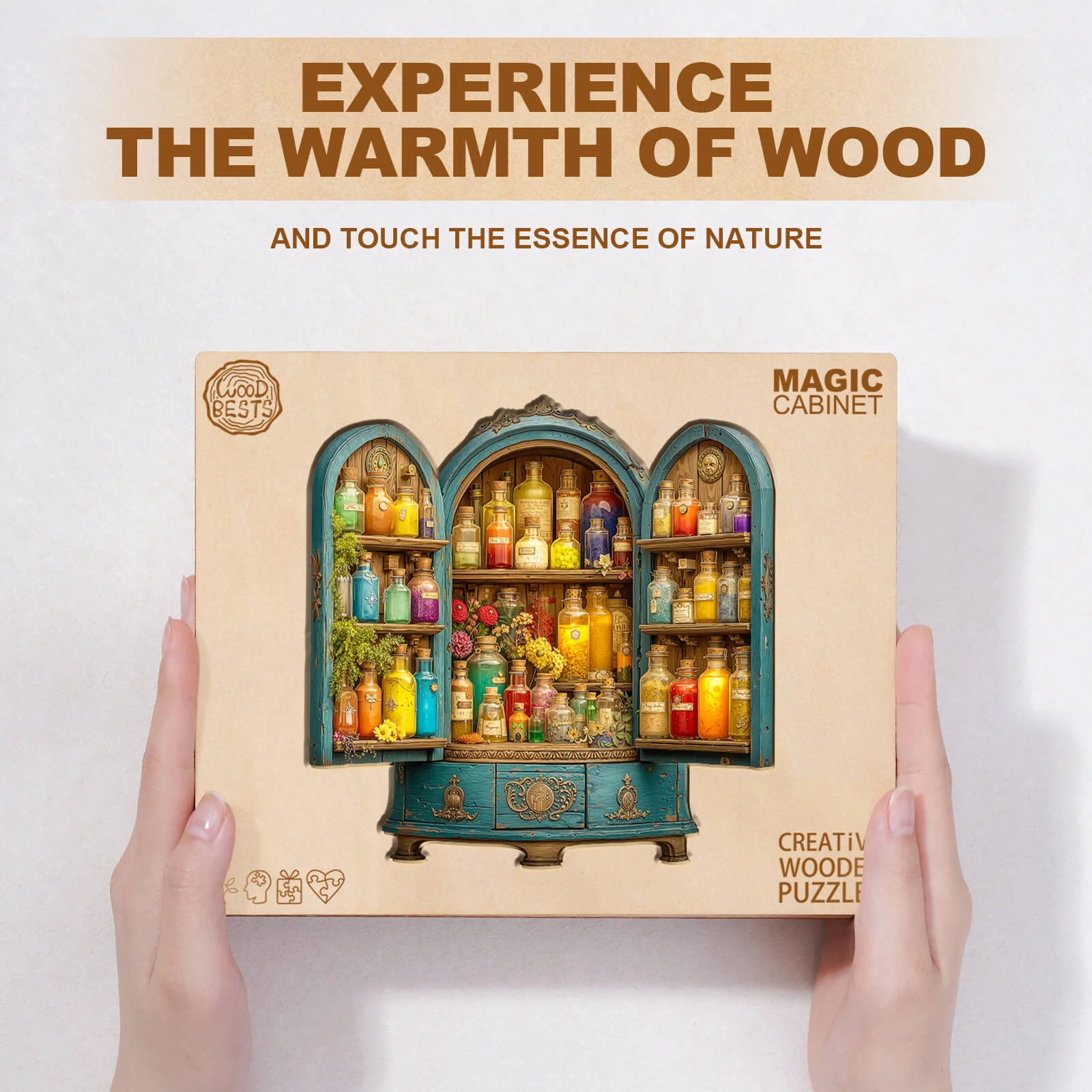 Magic Cabinet Wooden Jigsaw Puzzle - Image 6