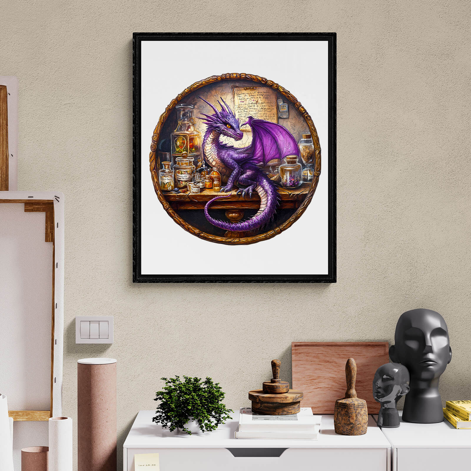 Magic Dragon Wooden Jigsaw Puzzle - Image 10