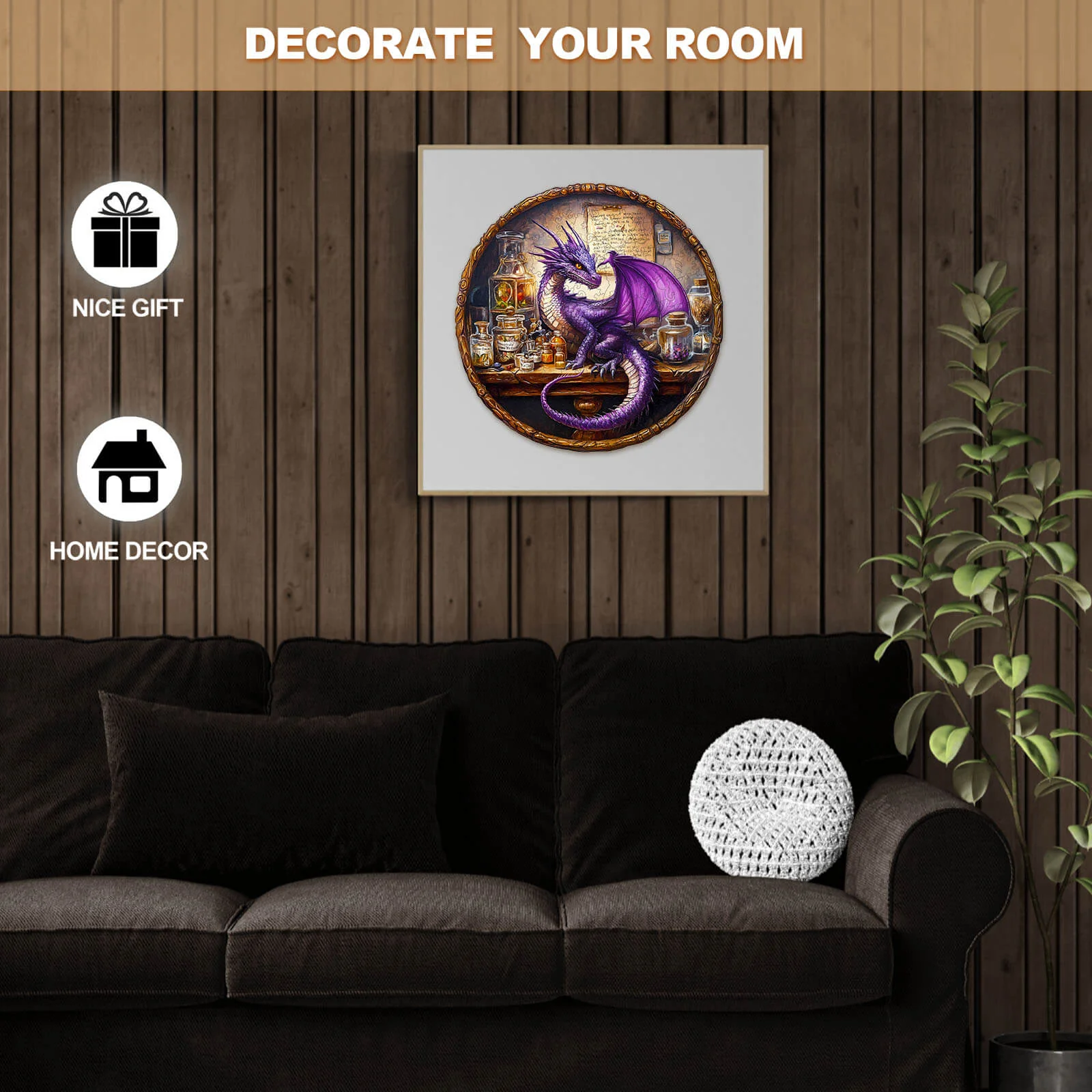 Magic Dragon Wooden Jigsaw Puzzle - Image 8