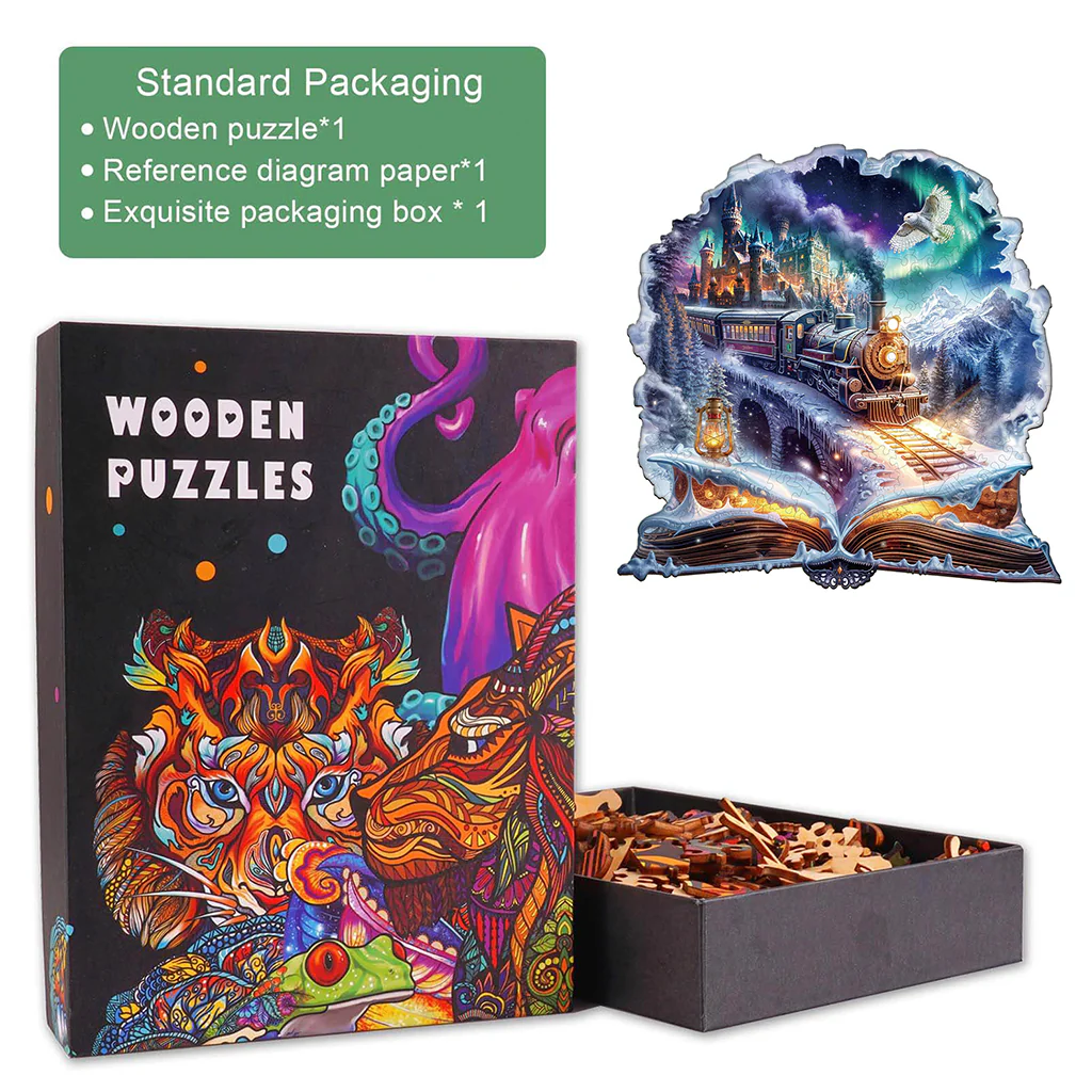 Magic Snowpiercer Wooden Jigsaw Puzzle - Image 5