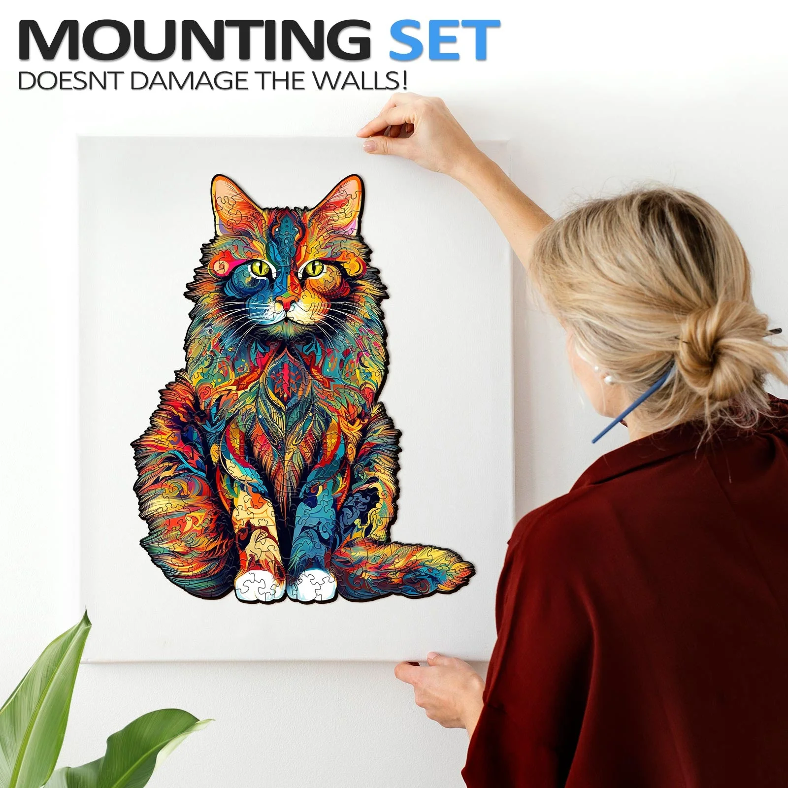Maine Coon Wooden Jigsaw Puzzle - Image 8