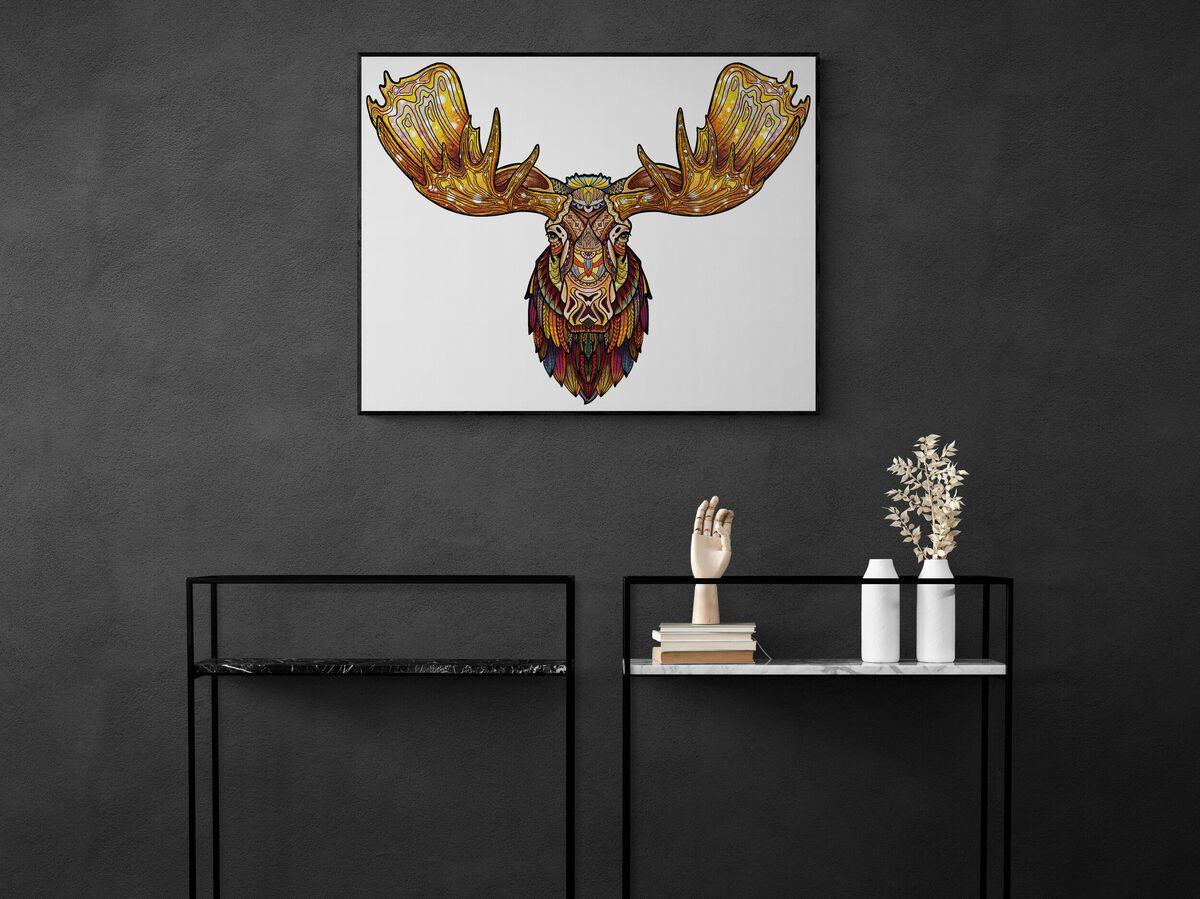 Majestic Moose Wooden Jigsaw Puzzle - Image 5