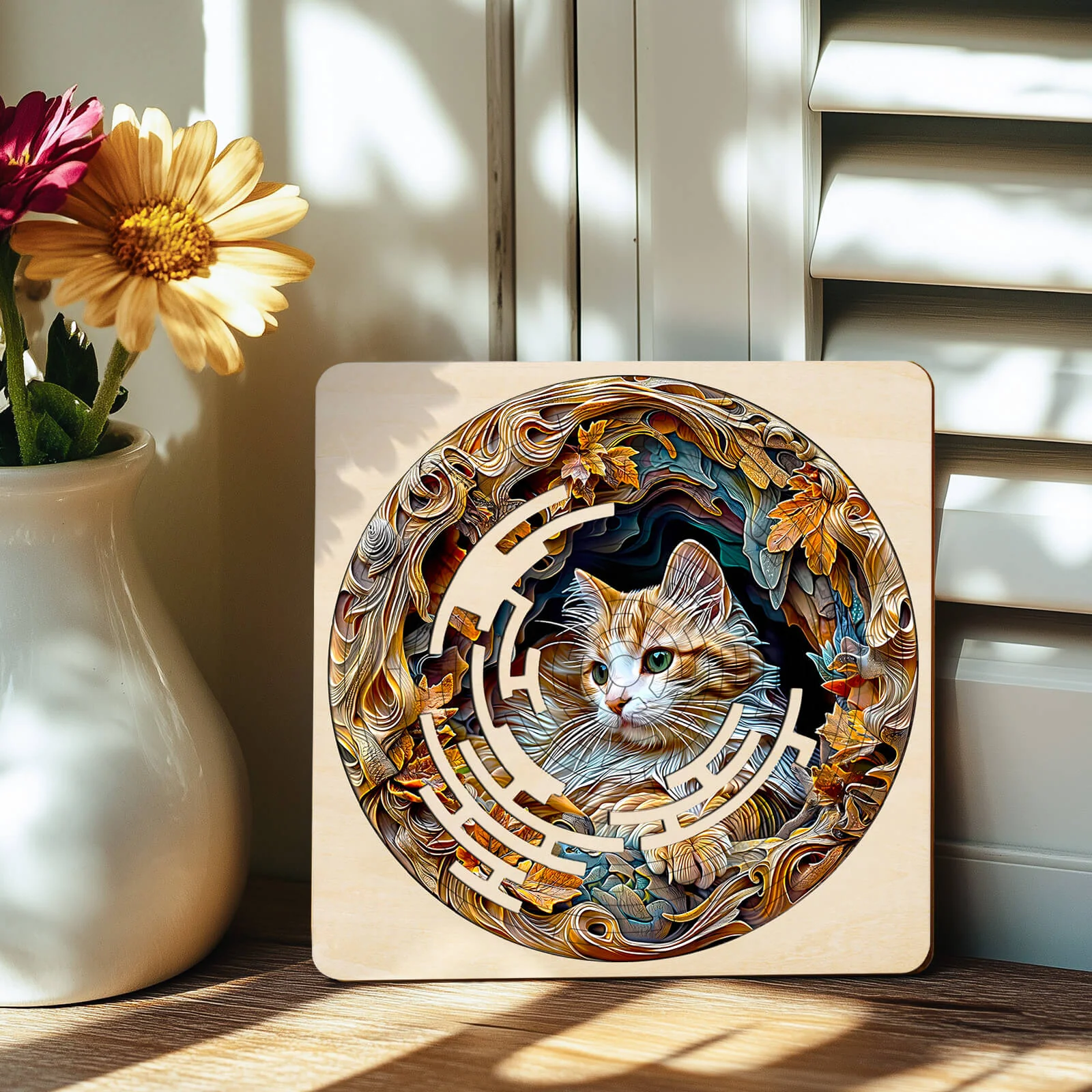 Maze Puzzles-Autumn Cat - Image 3