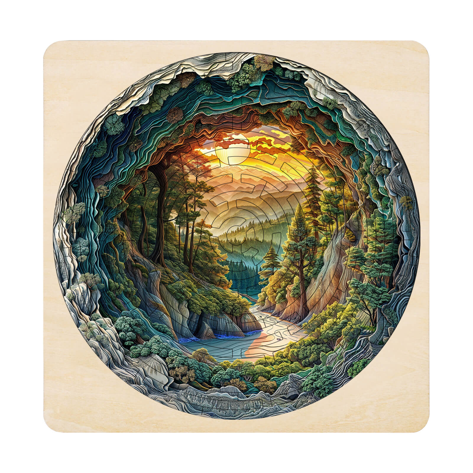 Maze Puzzles-Green Stream