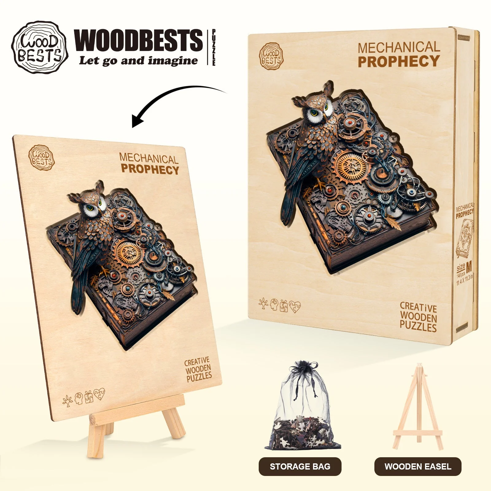 Mechanical Prophecy Wooden Jigsaw Puzzle - Image 7
