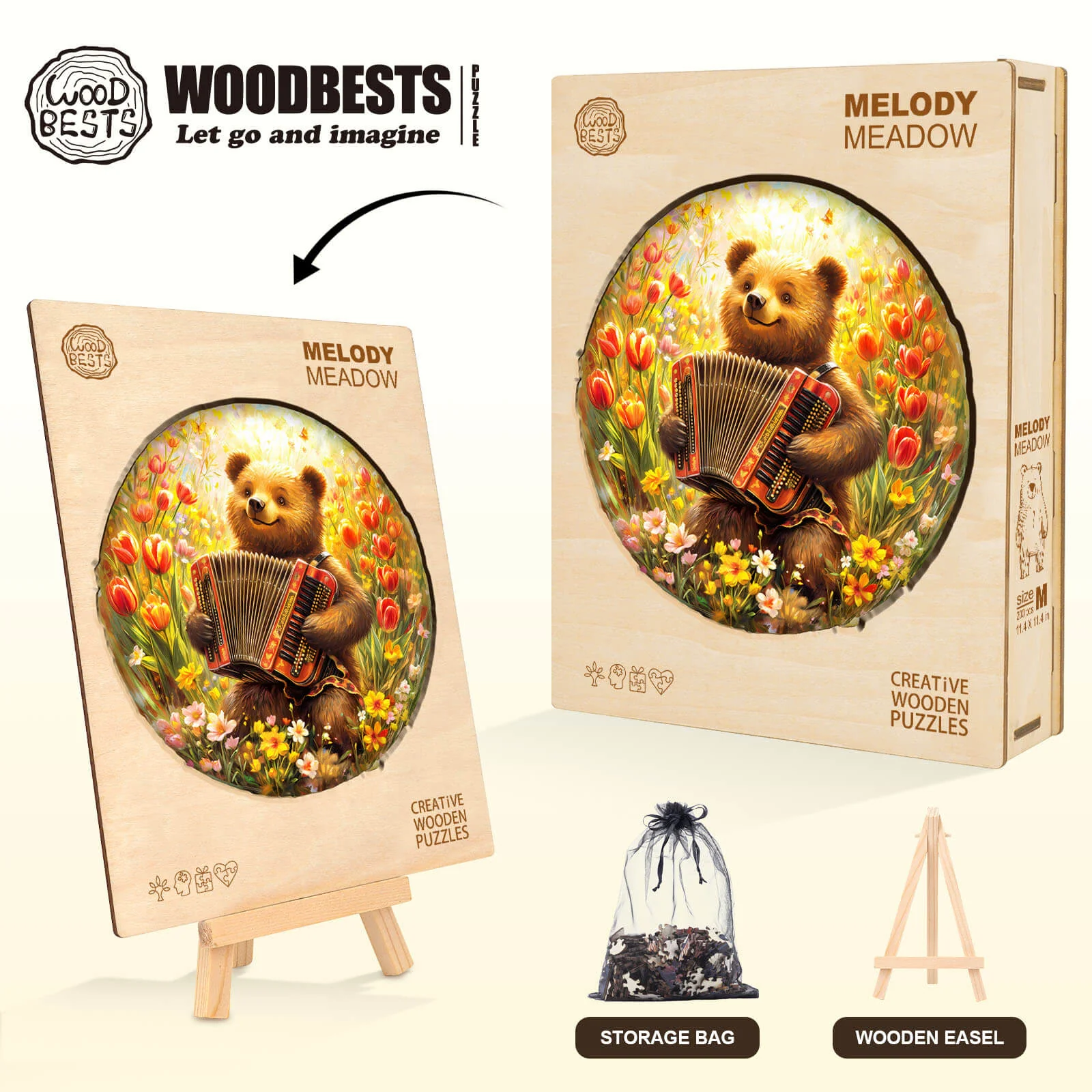 Melody Meadow Wooden Jigsaw Puzzle - Image 5