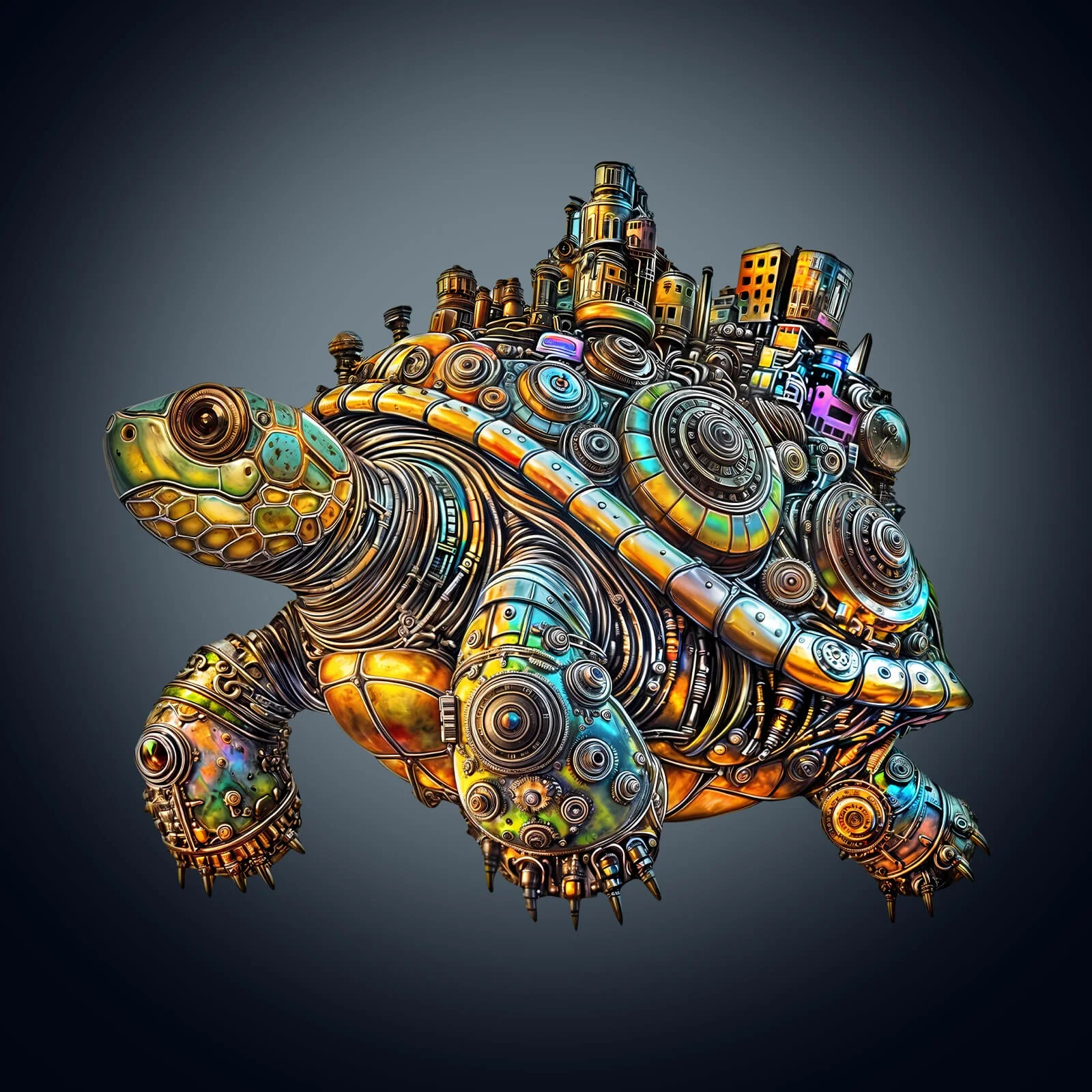 Metallic Beast Wooden Jigsaw Puzzle - Image 2