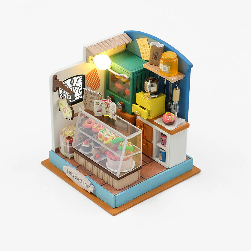 Mini House - DIY Dollhouse Kit,3D Wooden Puzzle - Image 5