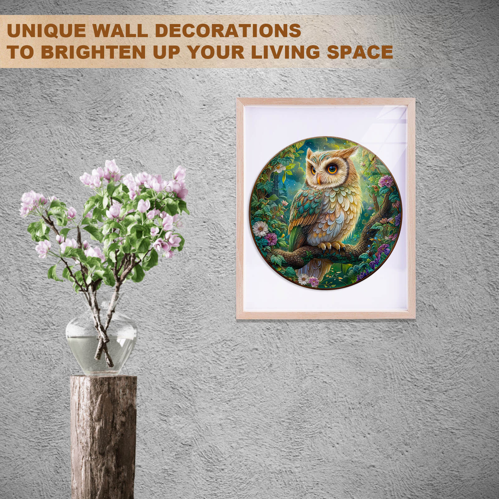 Moonlit Owl Wooden Jigsaw Puzzle - Image 9