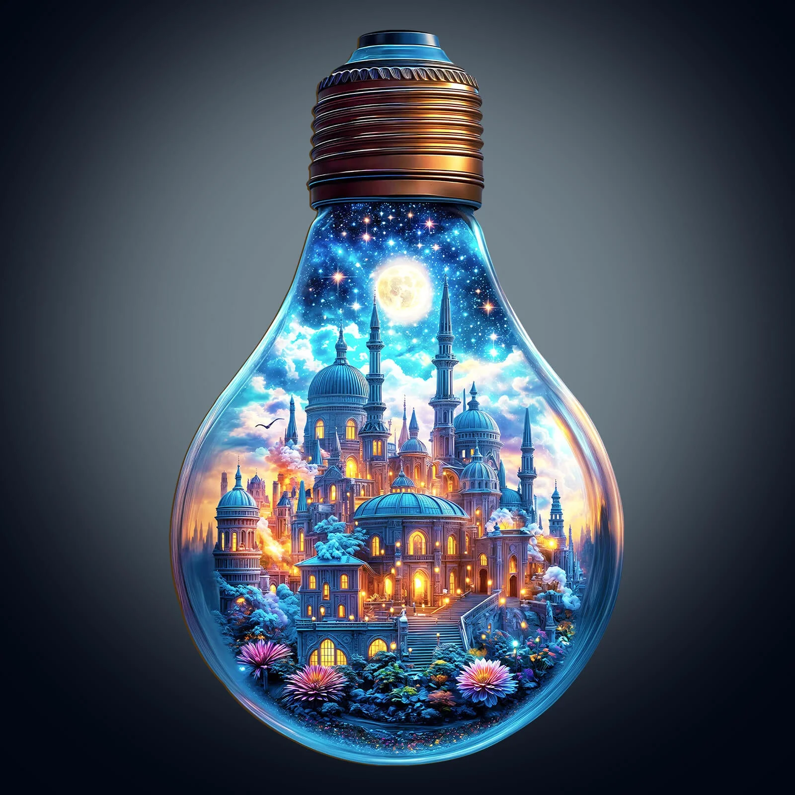Moonlit Realm Wooden Jigsaw Puzzle - Image 2