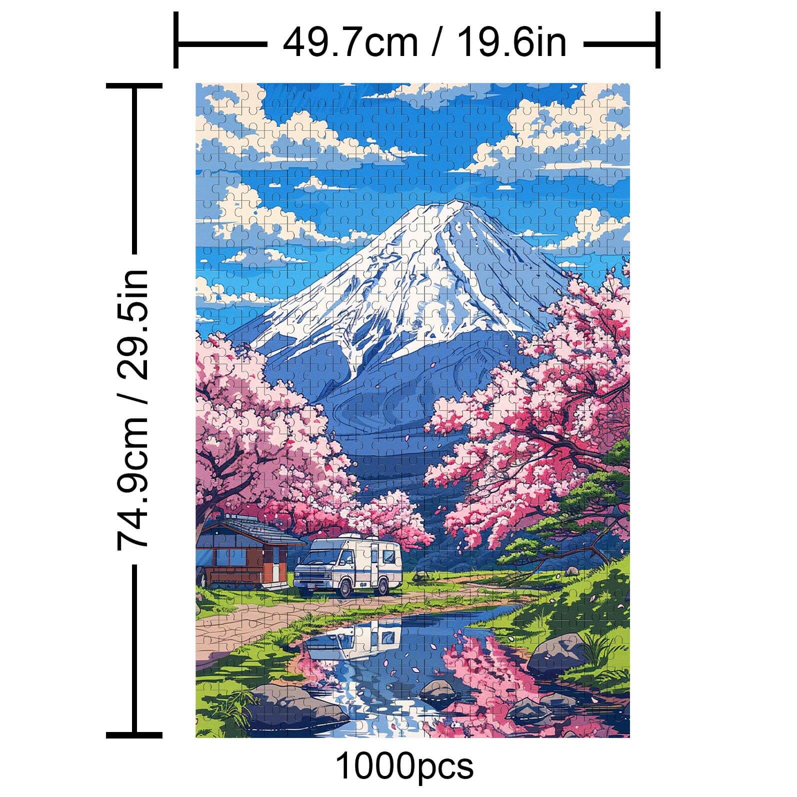 Mount Fuji 500 / 1000 Piece Puzzle - Image 4