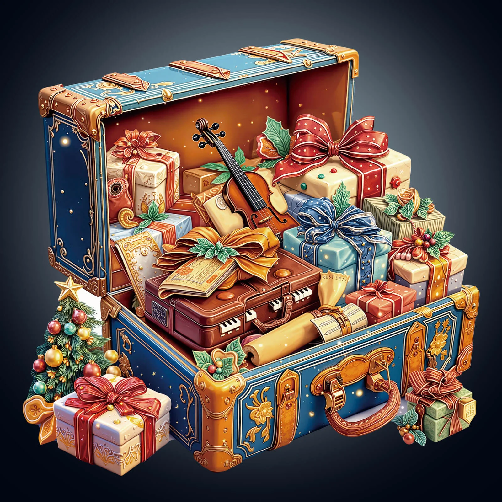 Music Gift Box Wooden Jigsaw Puzzle - Image 2