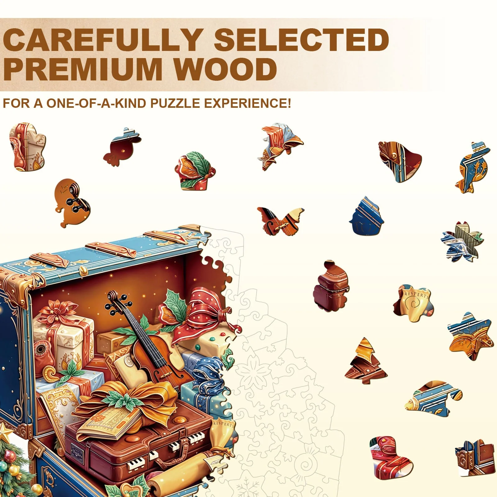 Music Gift Box Wooden Jigsaw Puzzle - Image 3
