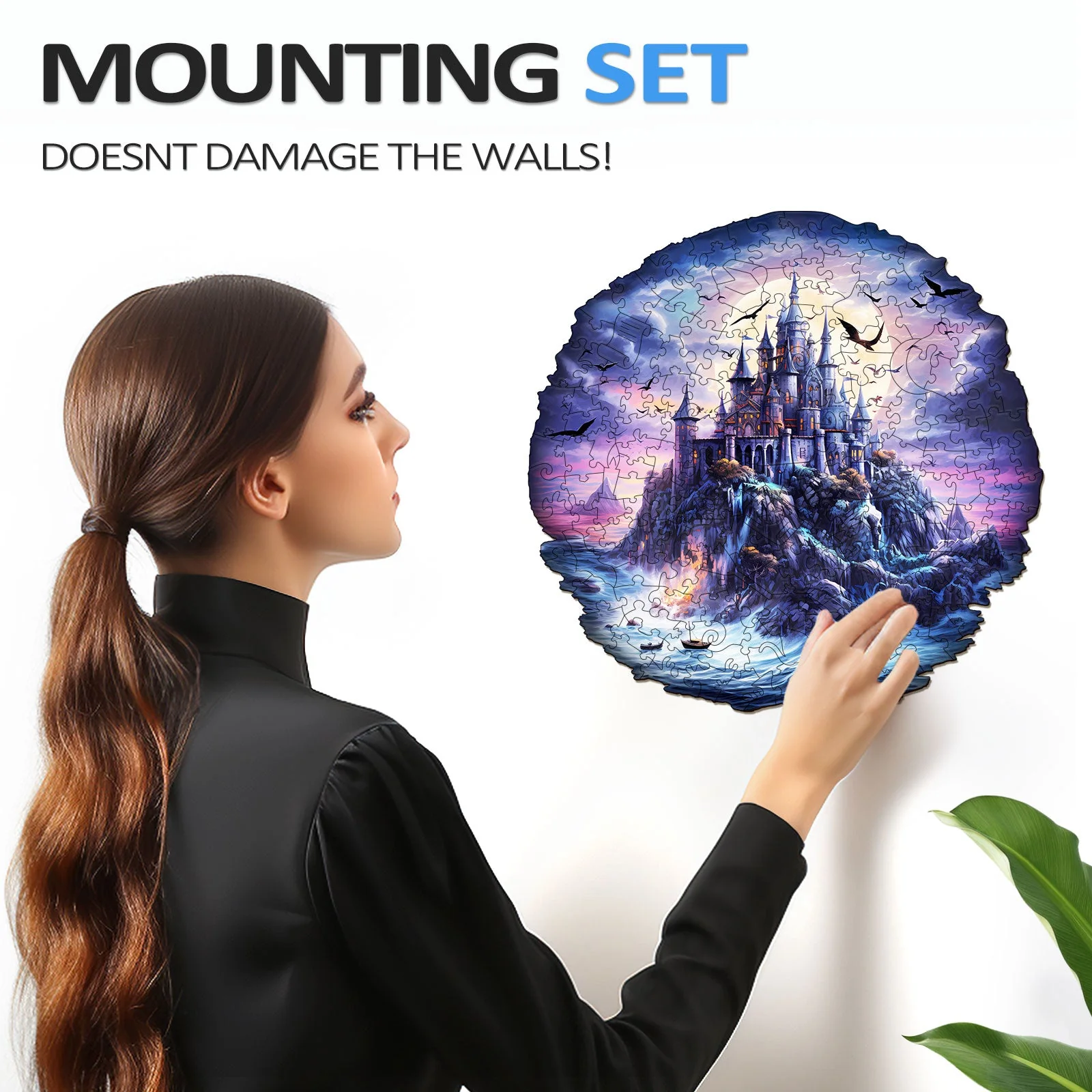 Mysterious Castle Wooden Jigsaw Puzzle - Image 7