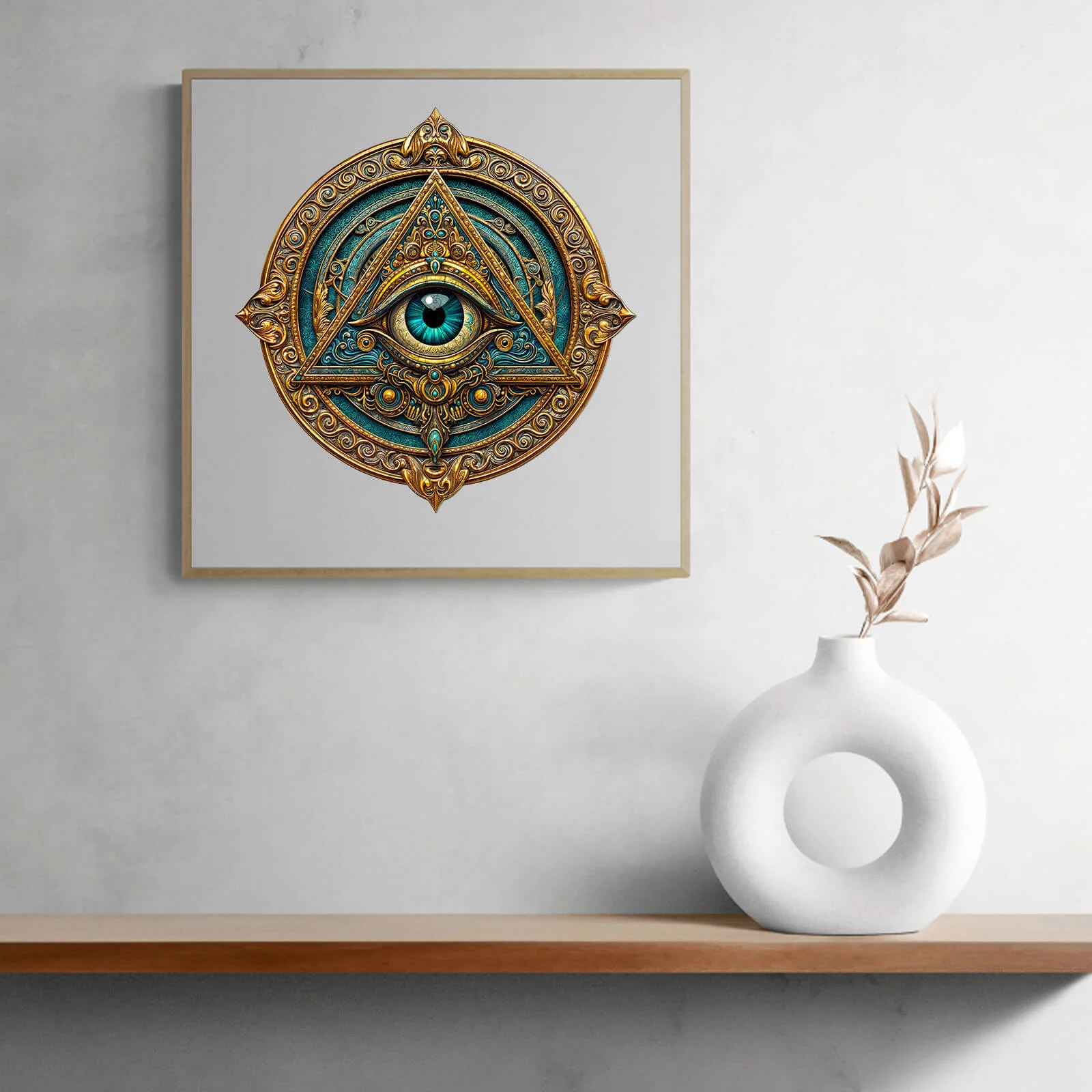 Mysterious Eye Wooden Jigsaw Puzzle - Image 10