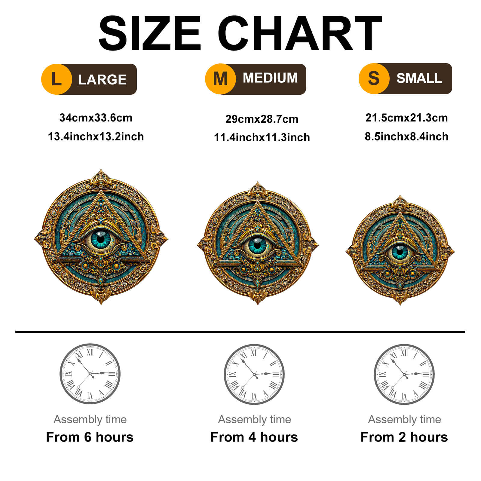 Mysterious Eye Wooden Jigsaw Puzzle - Image 5