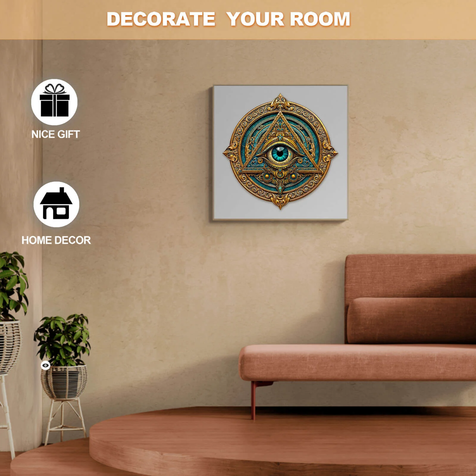 Mysterious Eye Wooden Jigsaw Puzzle - Image 7