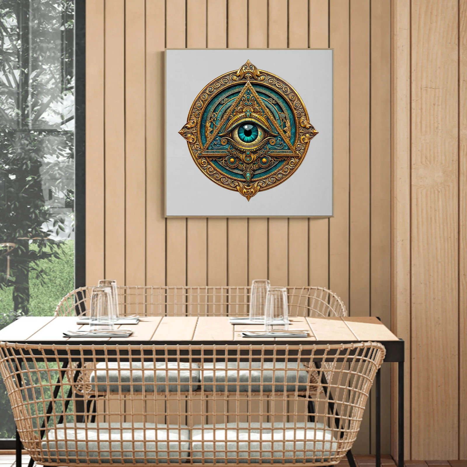 Mysterious Eye Wooden Jigsaw Puzzle - Image 9