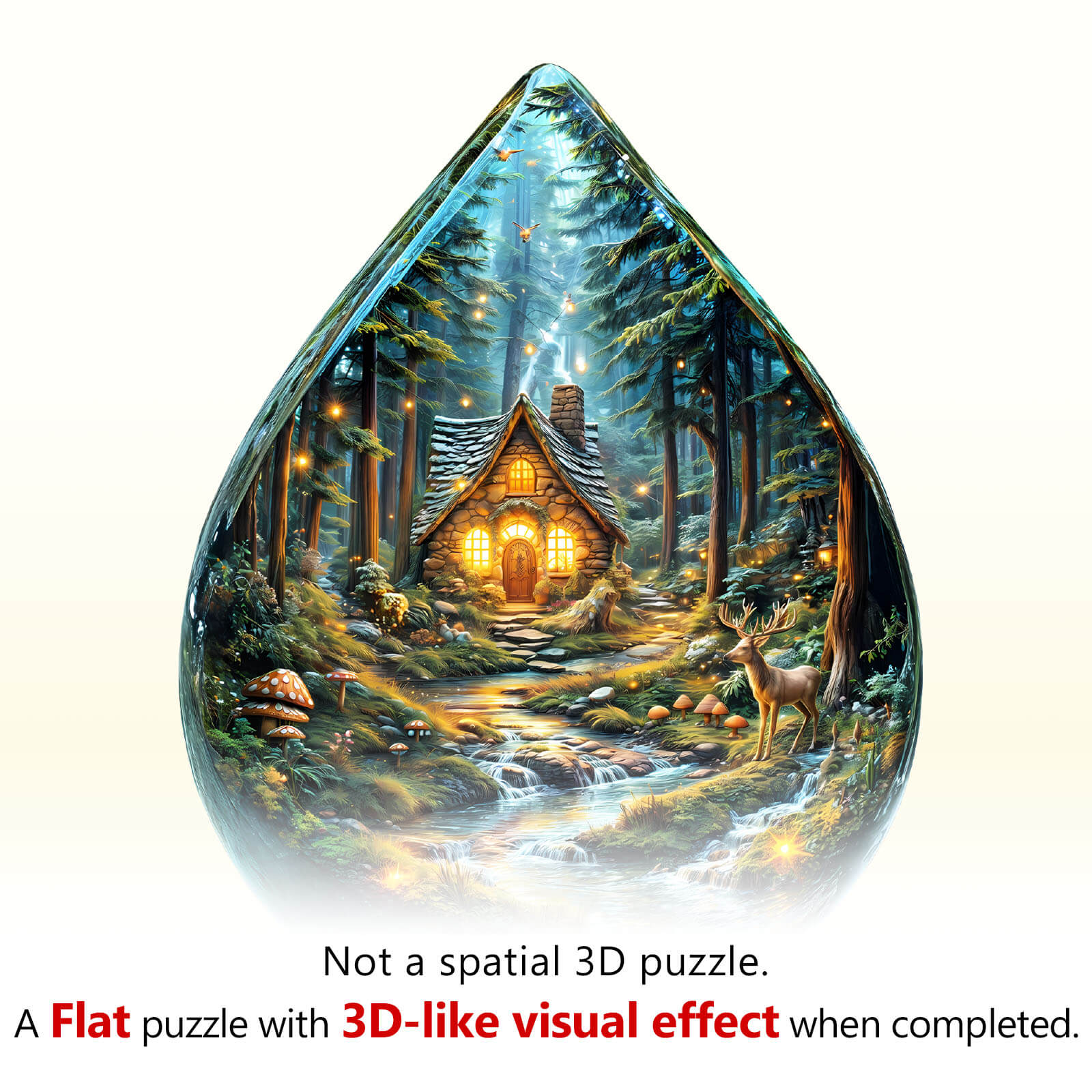 Mystic Forest Wooden Jigsaw Puzzle - Image 9