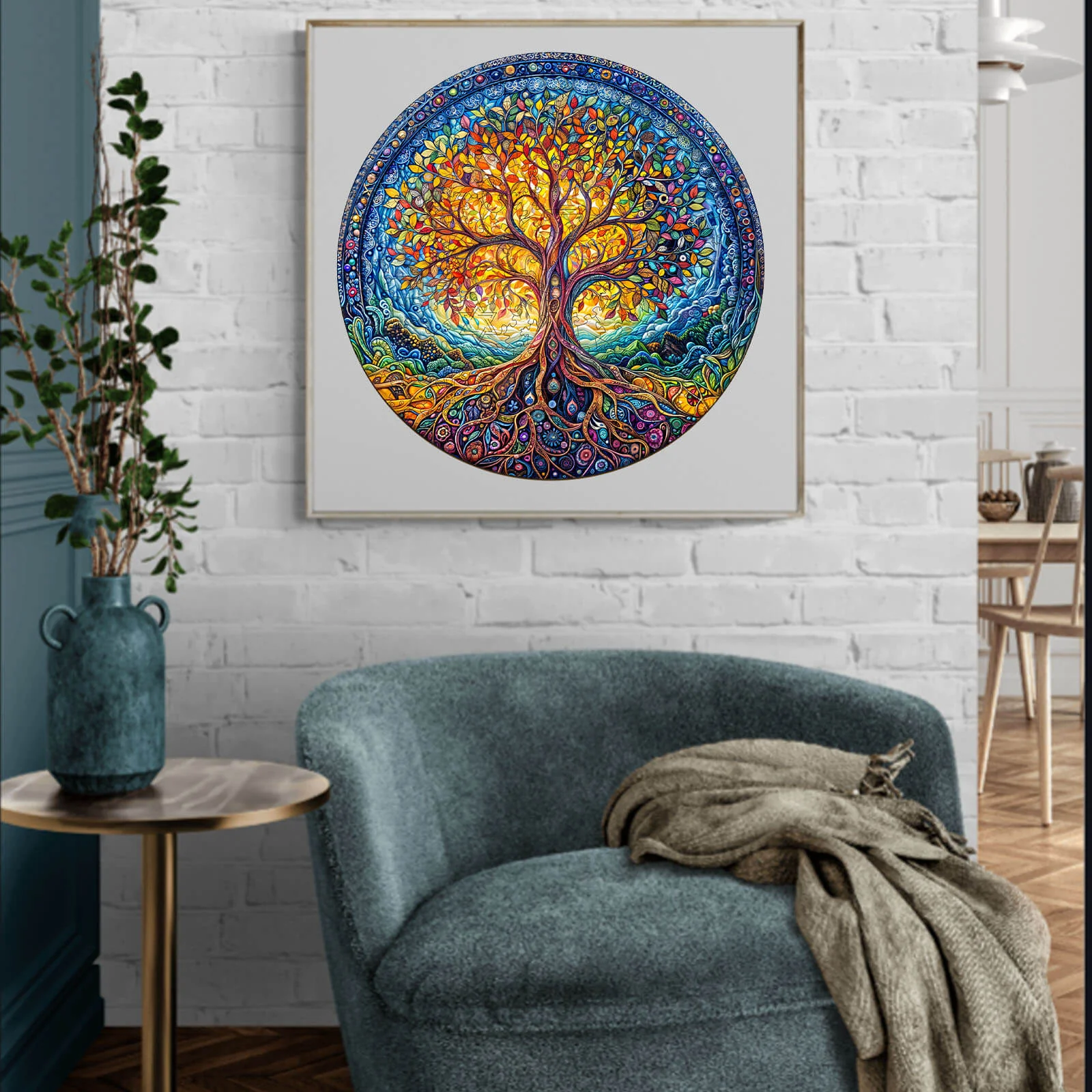 Natural Tree of Life Wooden Jigsaw Puzzle - Image 9