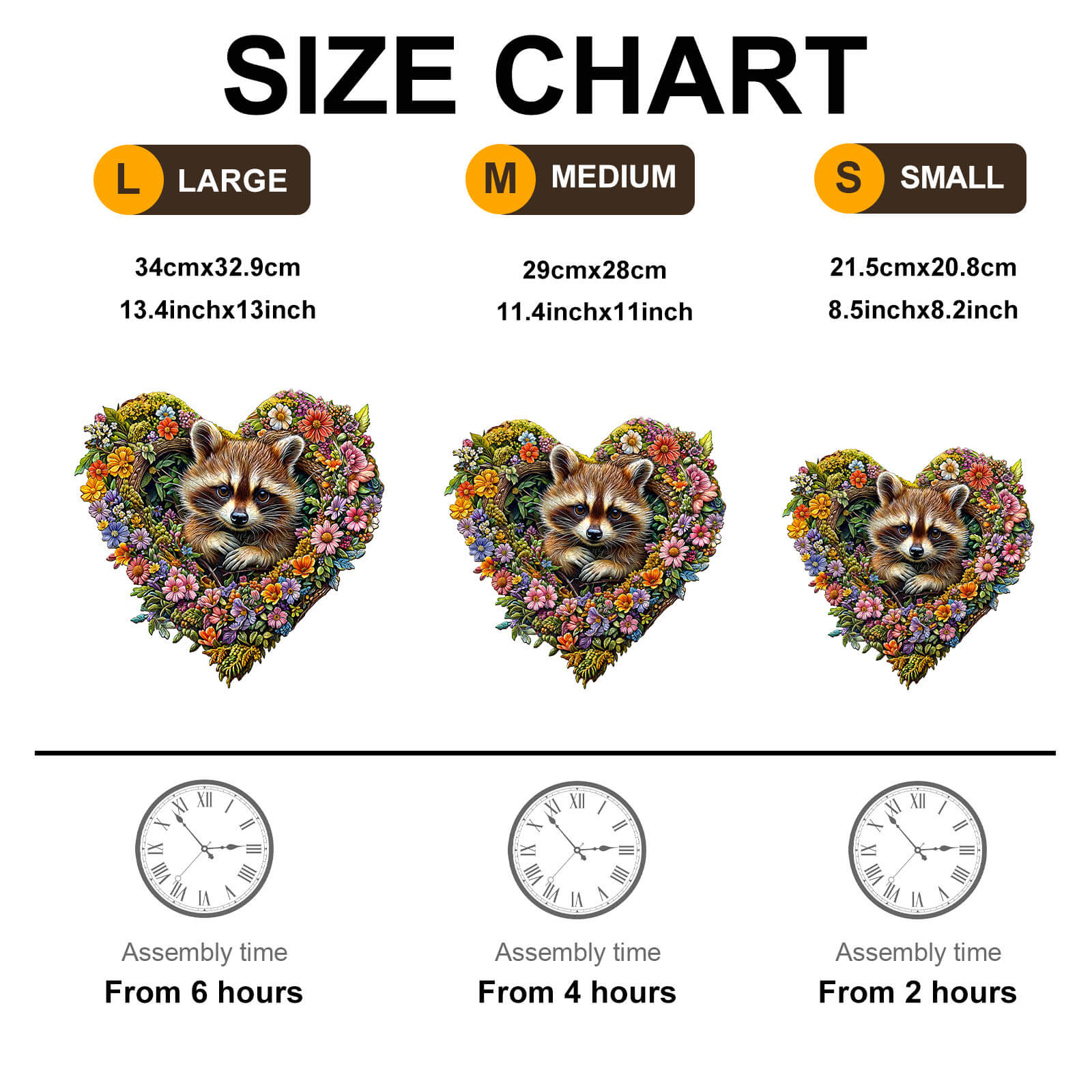 Natureverse Raccoon Wooden Jigsaw Puzzle - Image 7