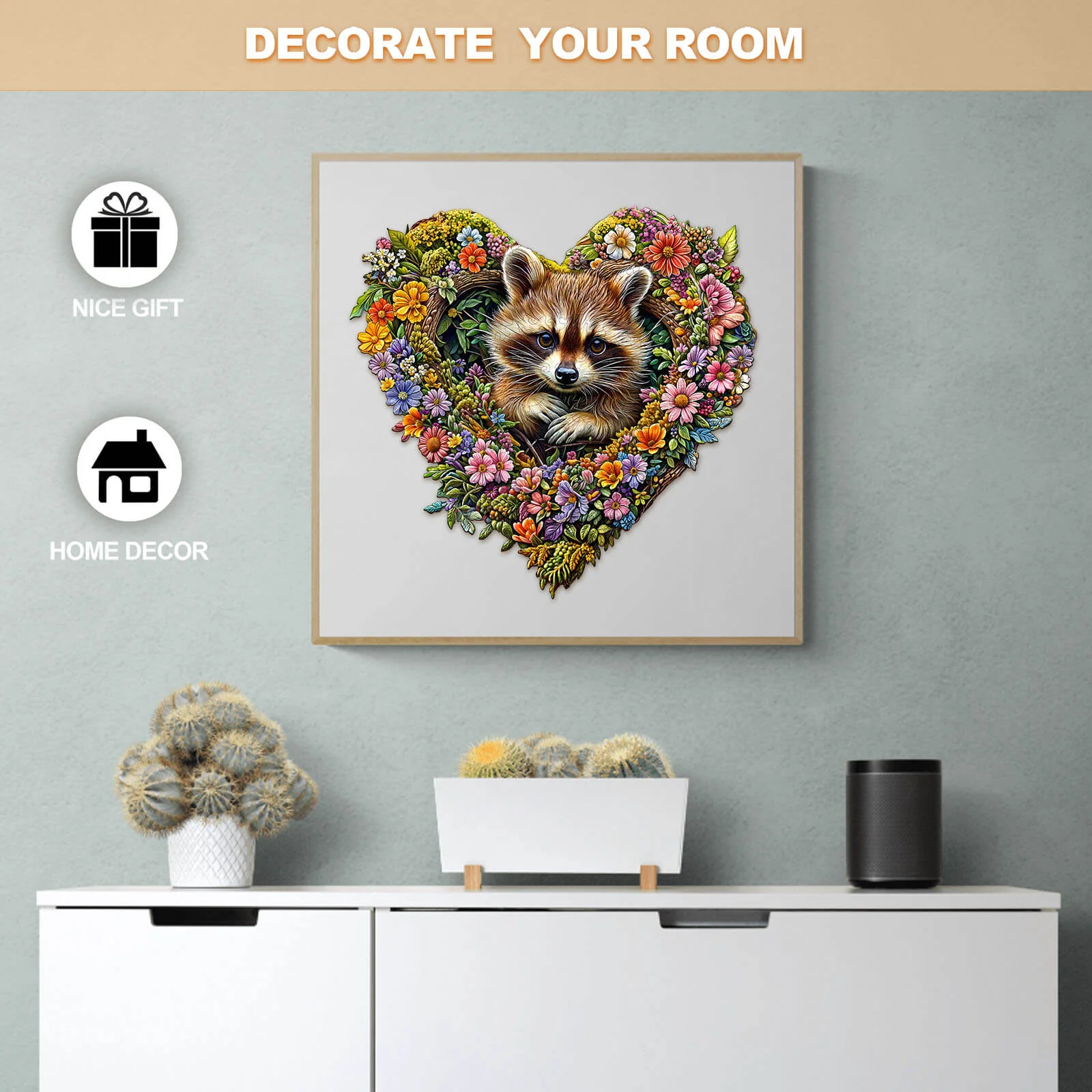 Natureverse Raccoon Wooden Jigsaw Puzzle - Image 9