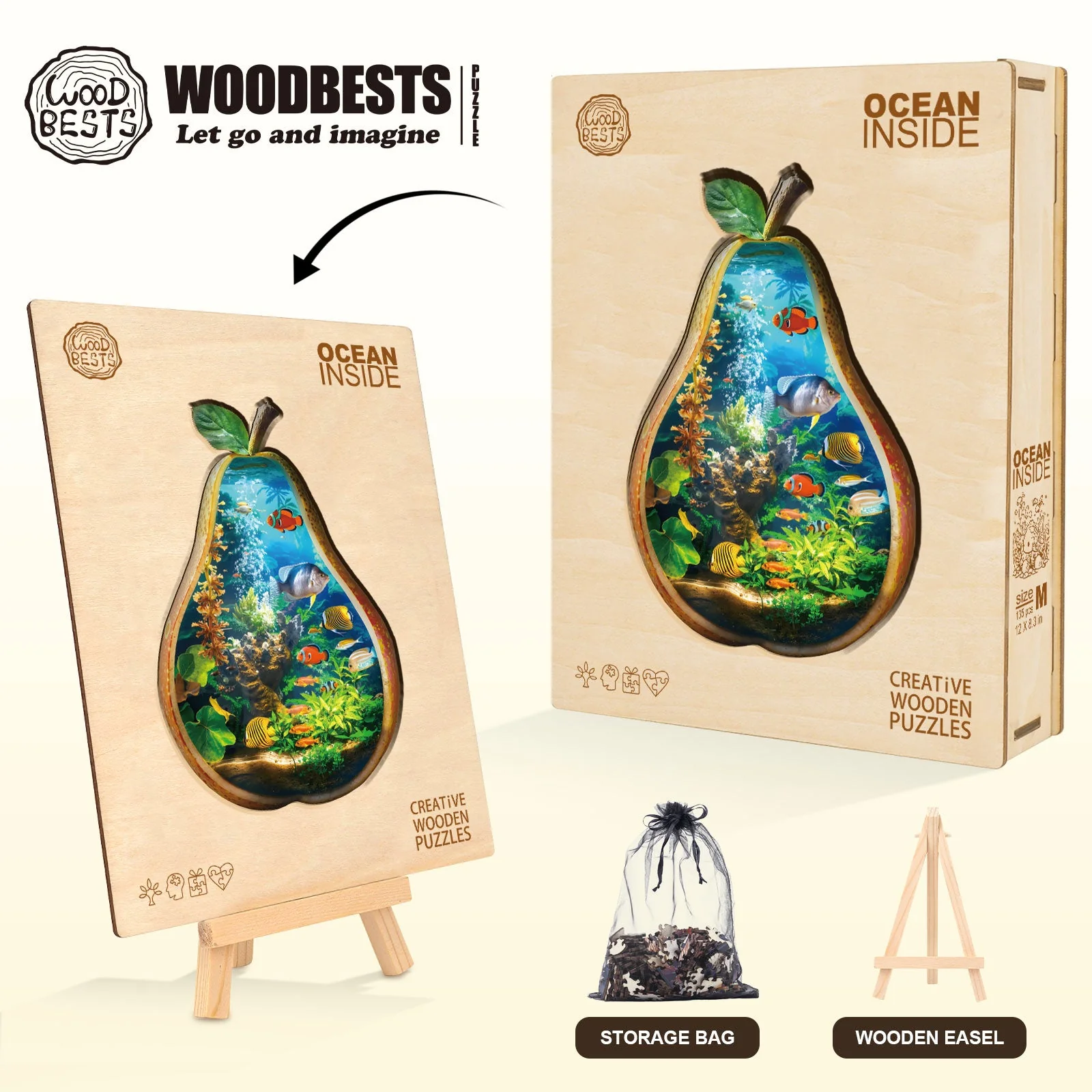 Ocean Inside Wooden Jigsaw Puzzle - Image 8