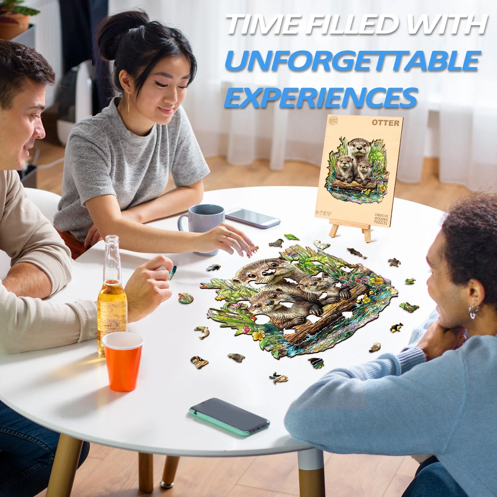 Otter Wooden Jigsaw Puzzle - Image 7