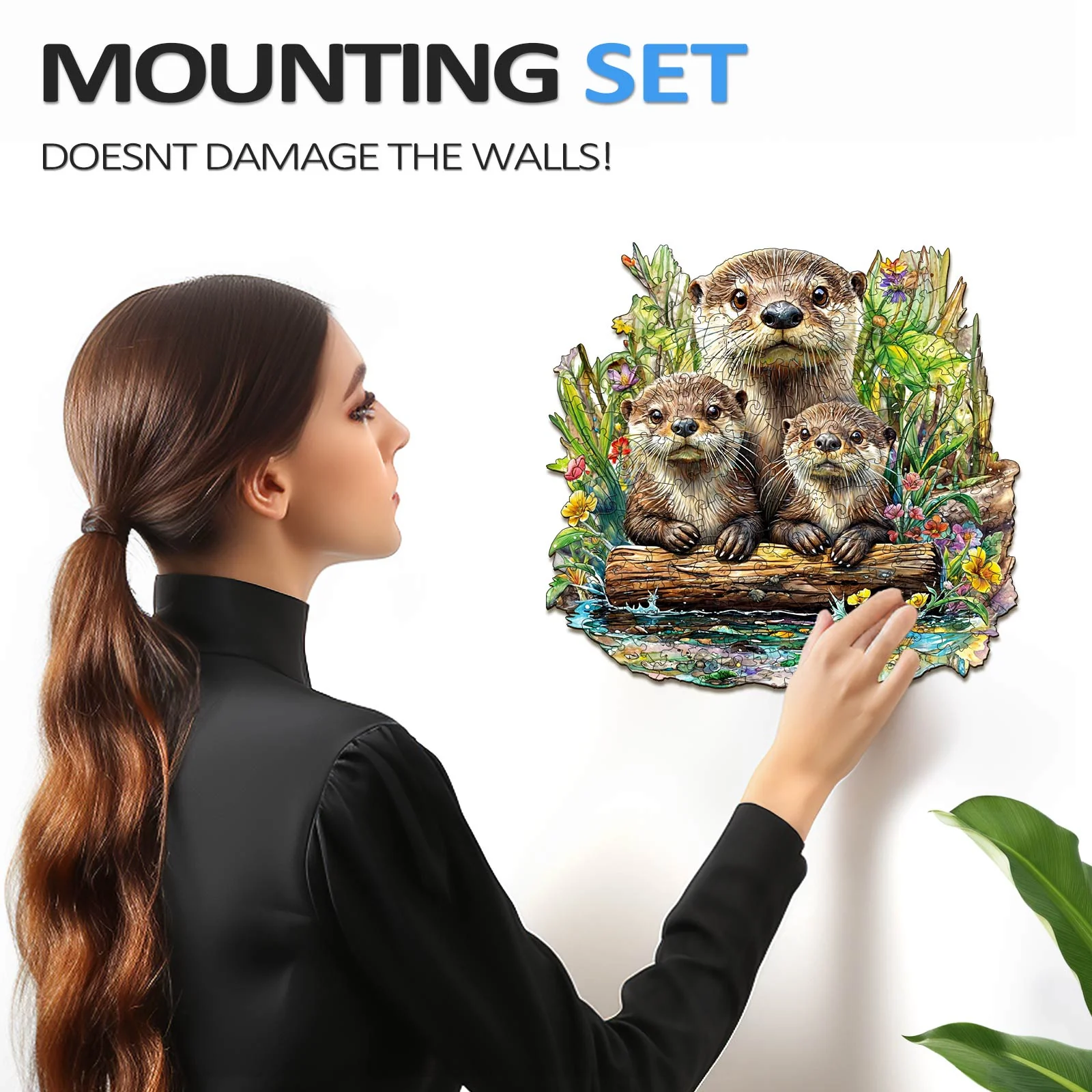 Otter Wooden Jigsaw Puzzle - Image 9