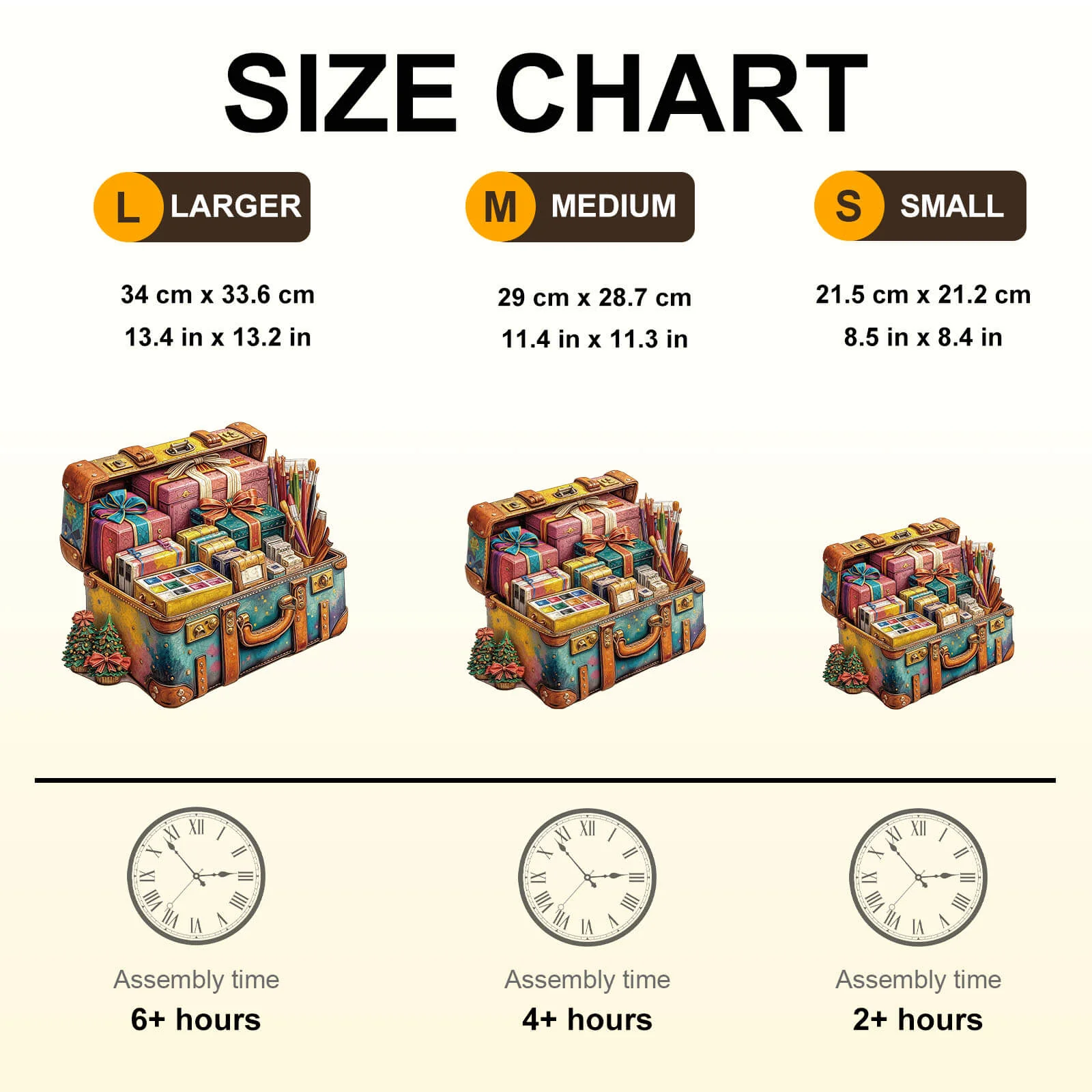 Painting gift box Wooden Jigsaw Puzzle - Image 7