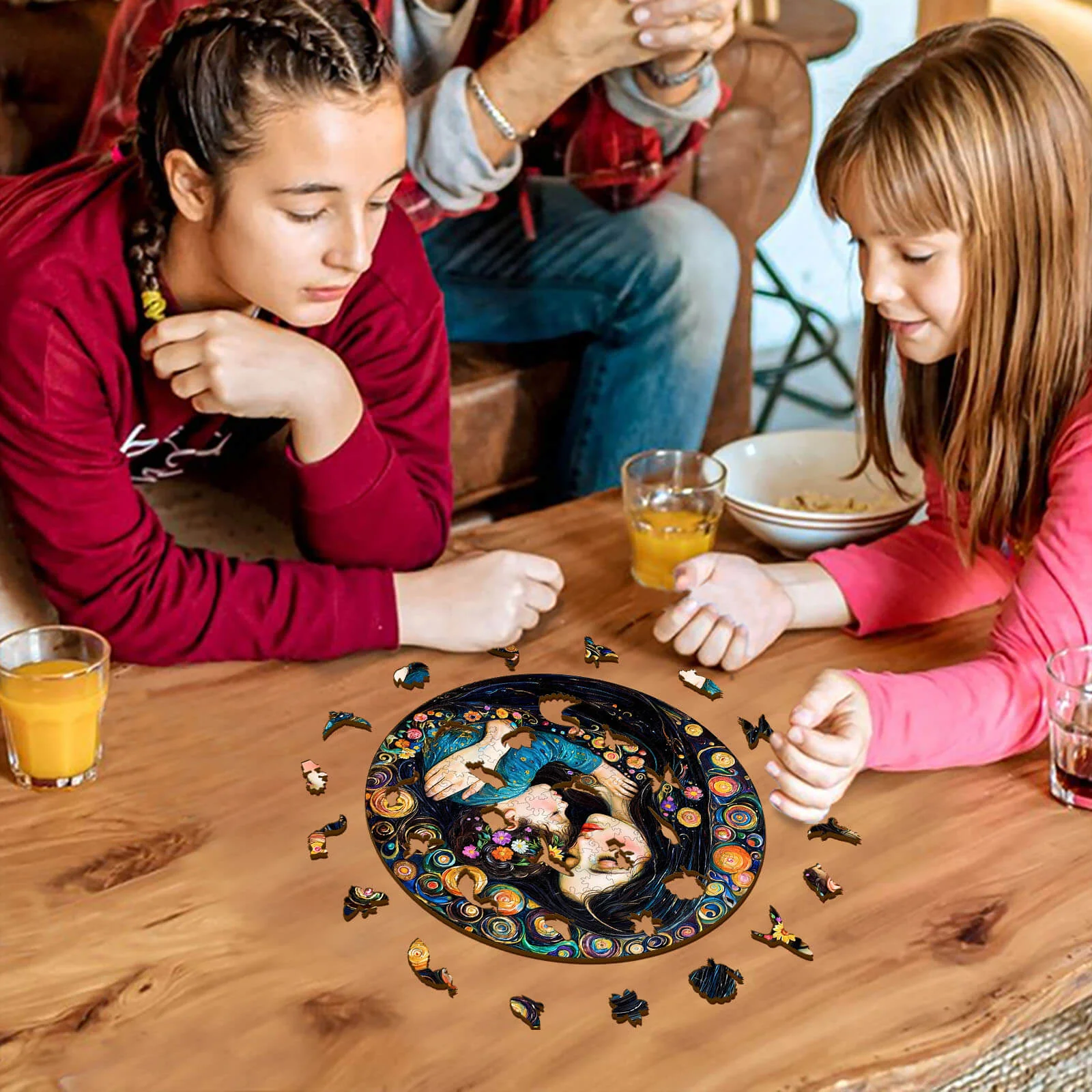 Painting Motherly Love Wooden Jigsaw Puzzle - Image 8