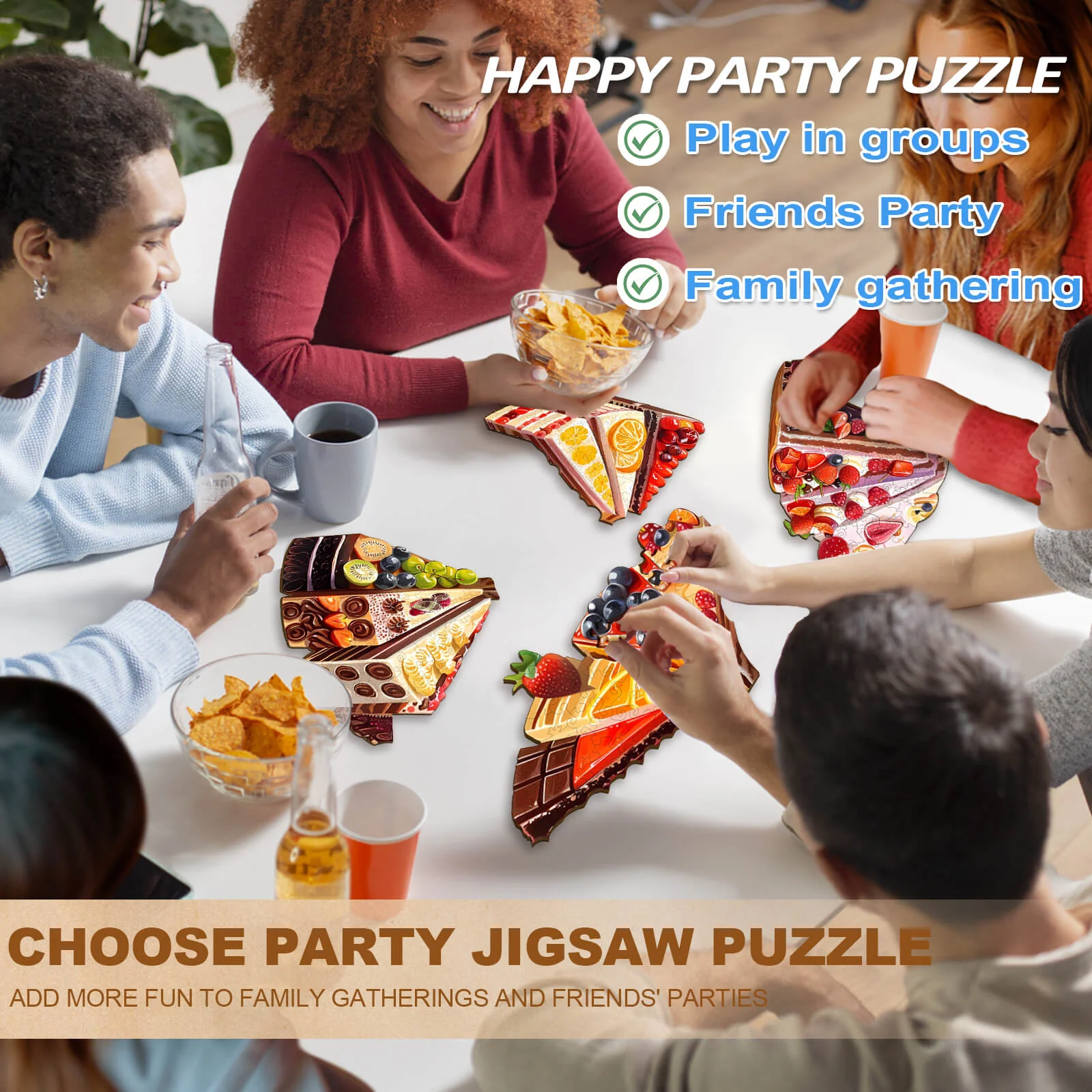 Party Puzzle-Delicious Cake - Image 9