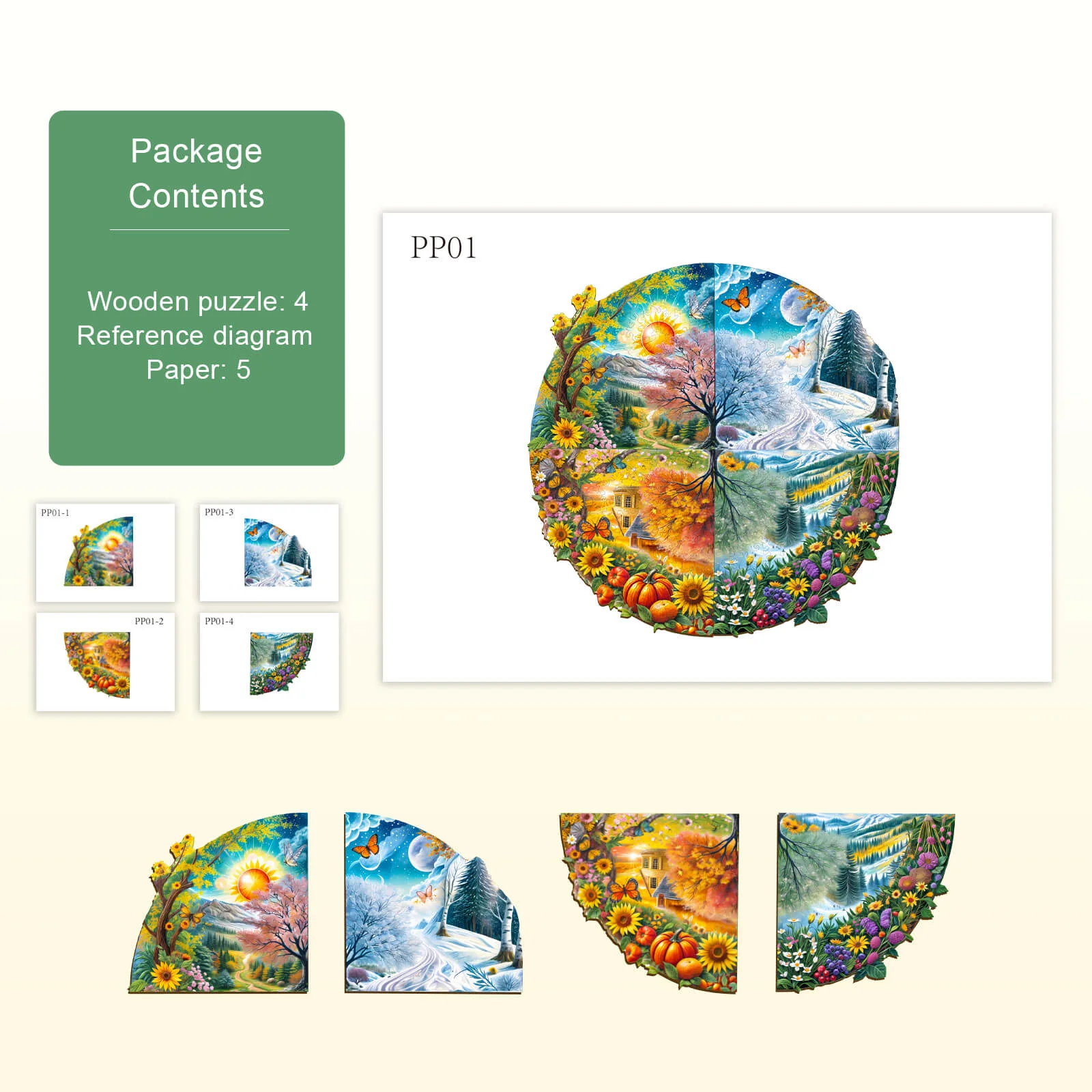 Party Puzzle-Four Seasons - Image 3