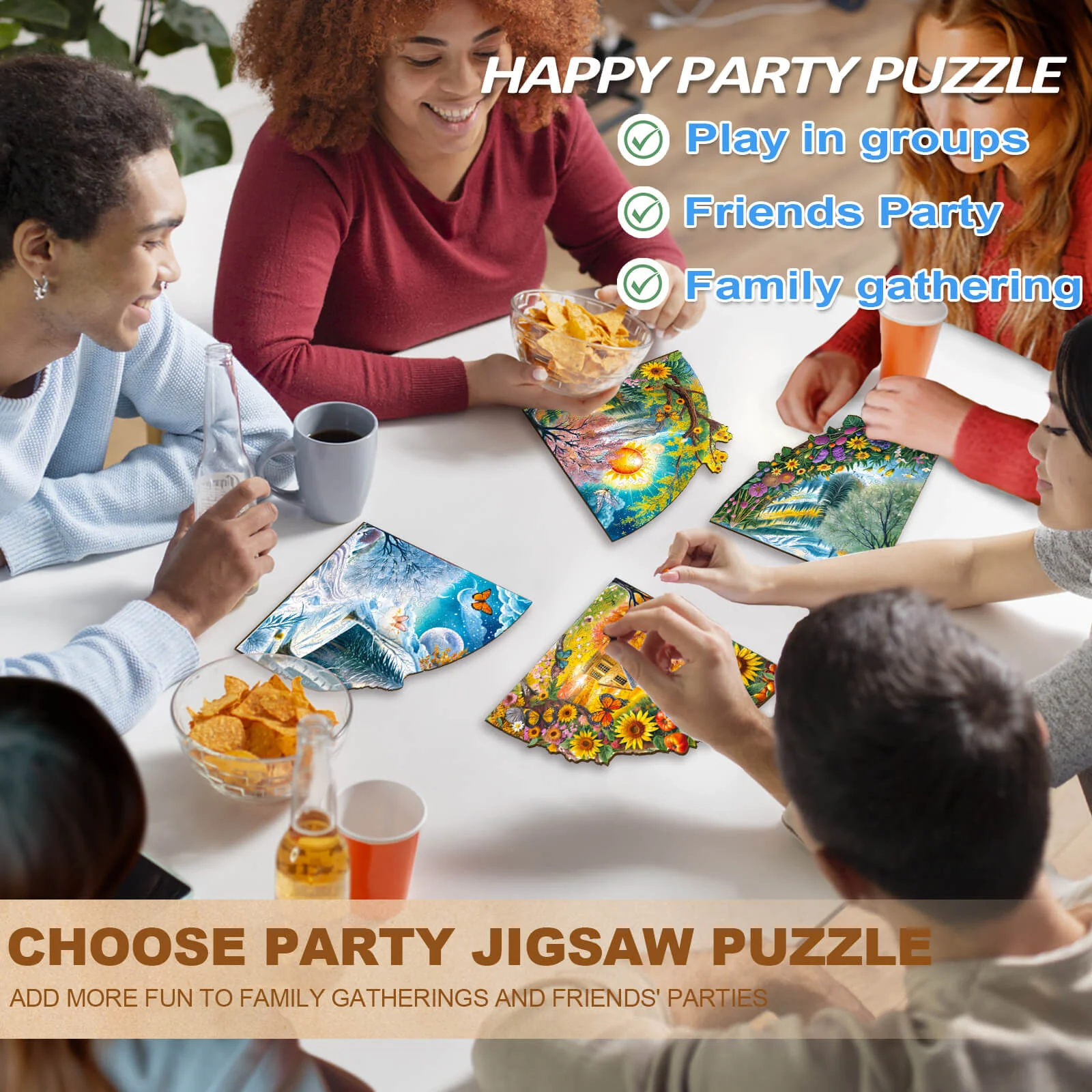 Party Puzzle-Four Seasons - Image 9