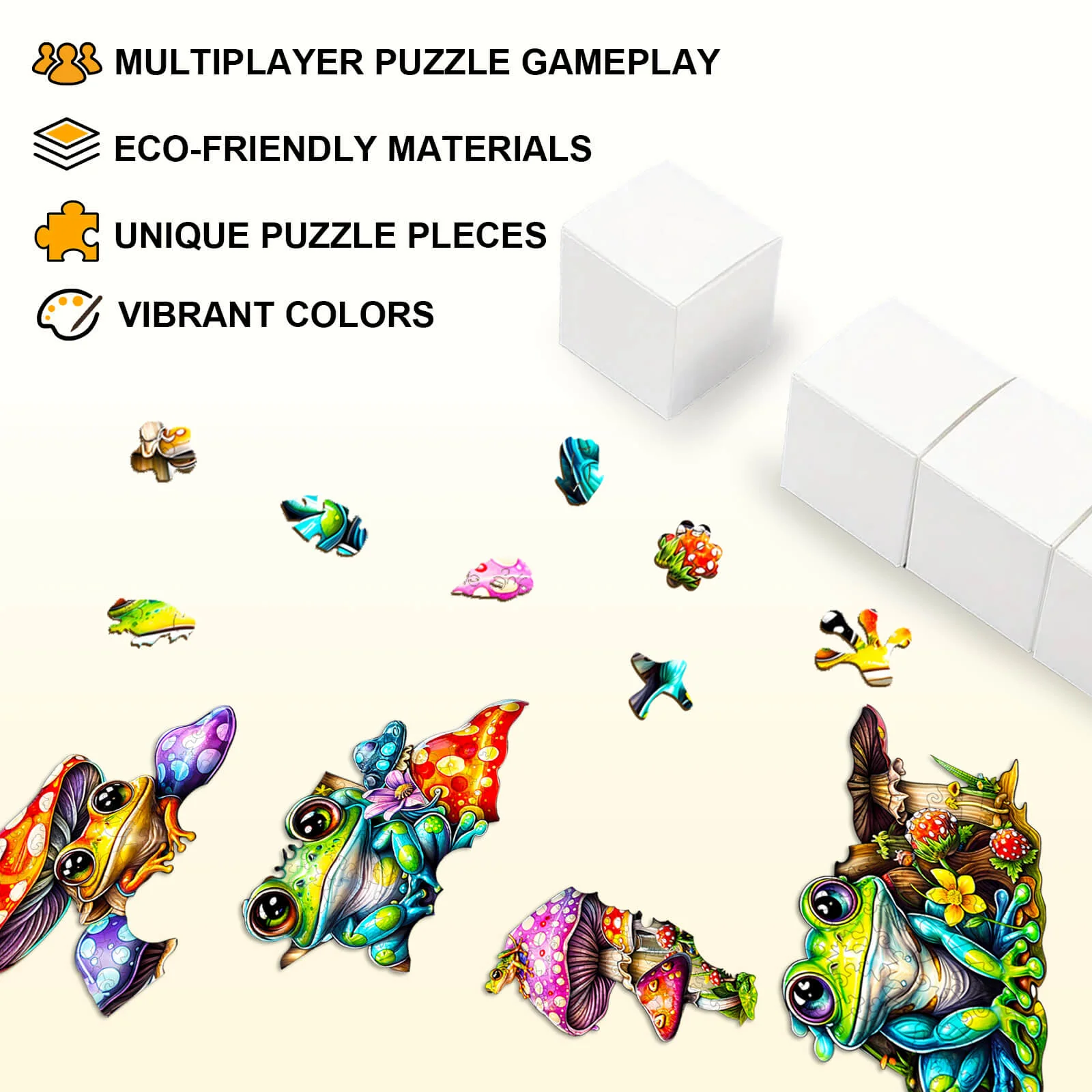 Party Puzzle-Frog Family - Image 5